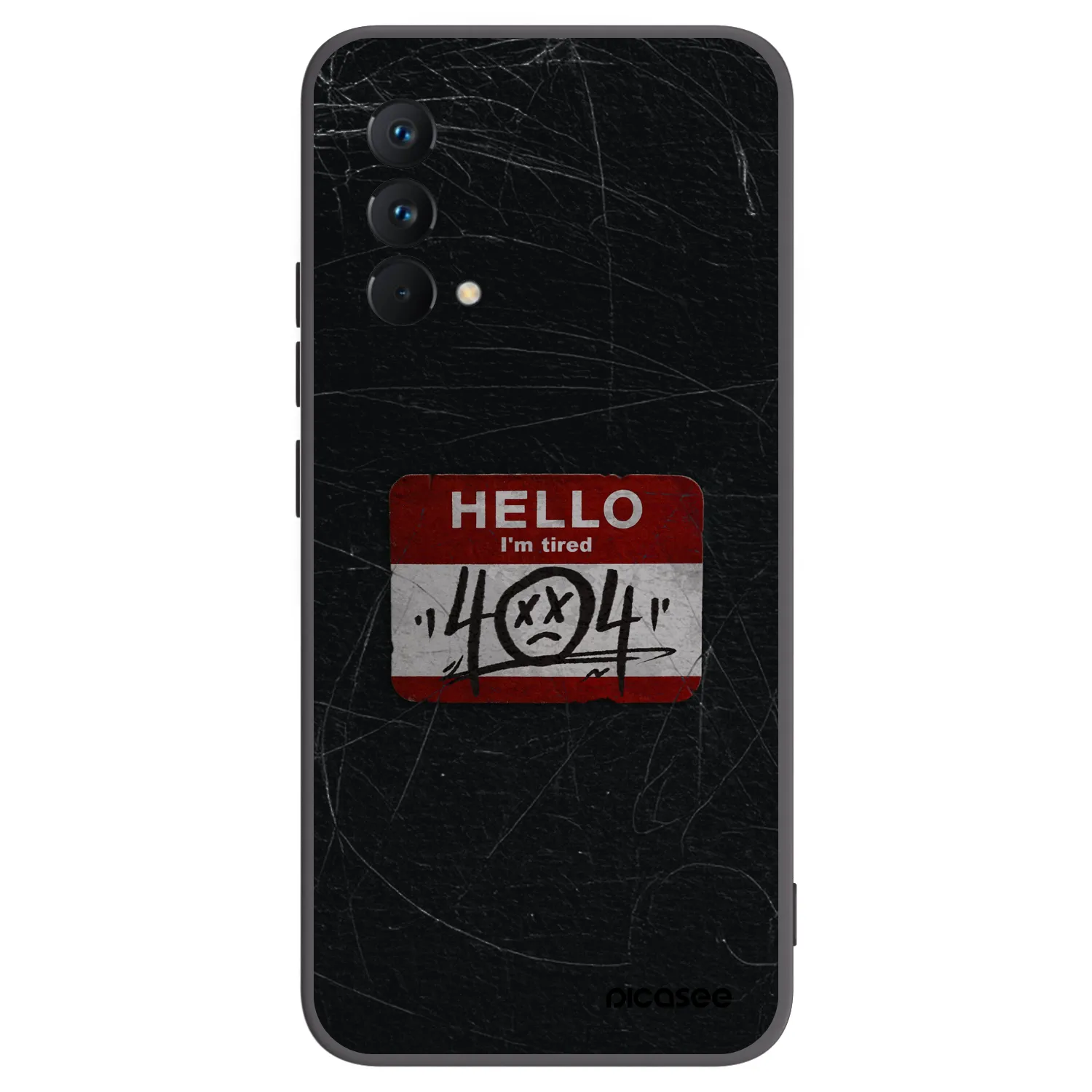 Picasee silikonski črni ovitek za Realme GT Master Edition 5G - HELLO 404