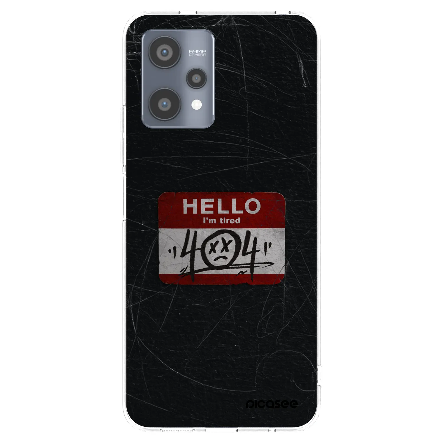Picasee silikonski prozorni ovitek za Realme 9 Pro 5G - HELLO 404