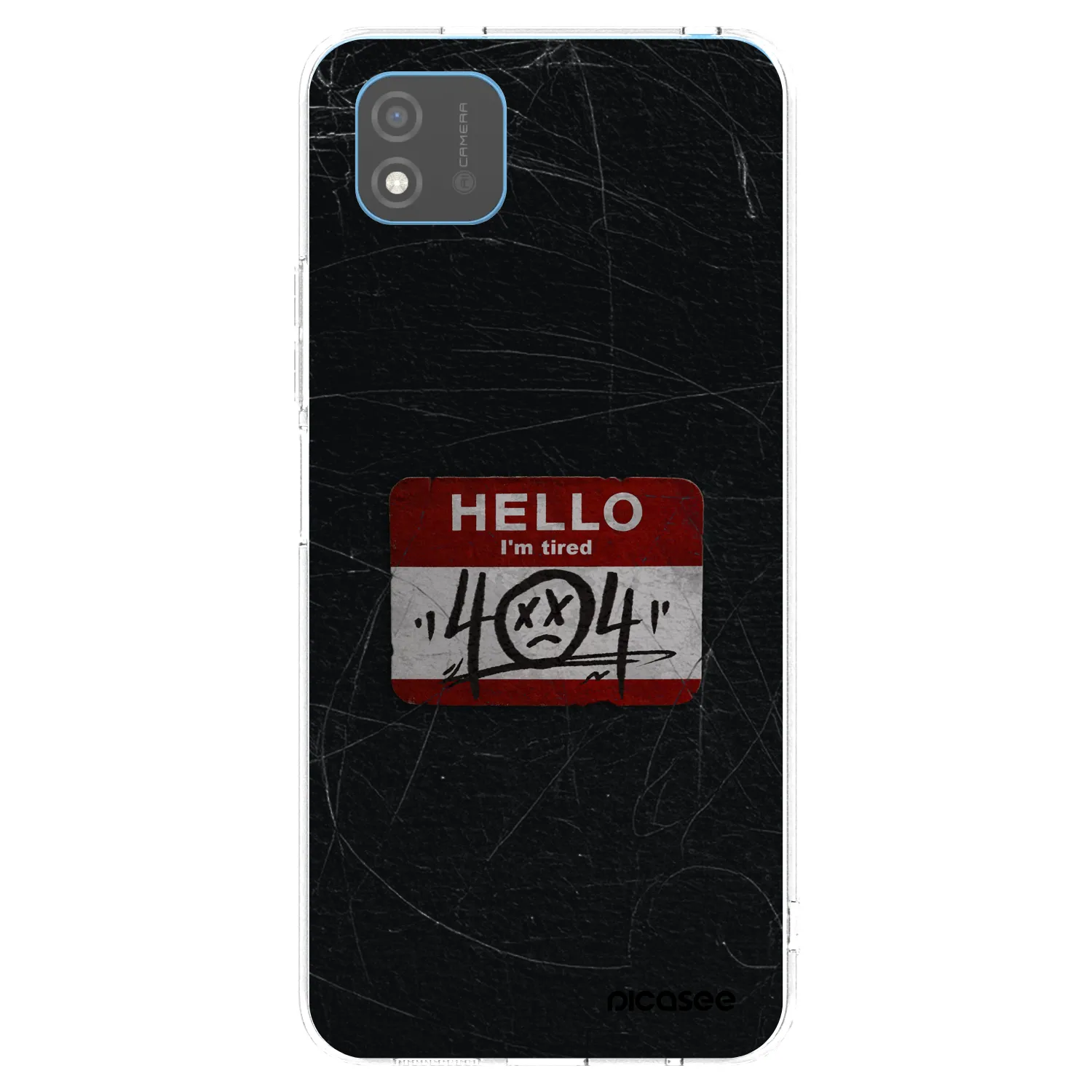 Picasee silikonski prozorni ovitek za Realme C11 (2021) - HELLO 404