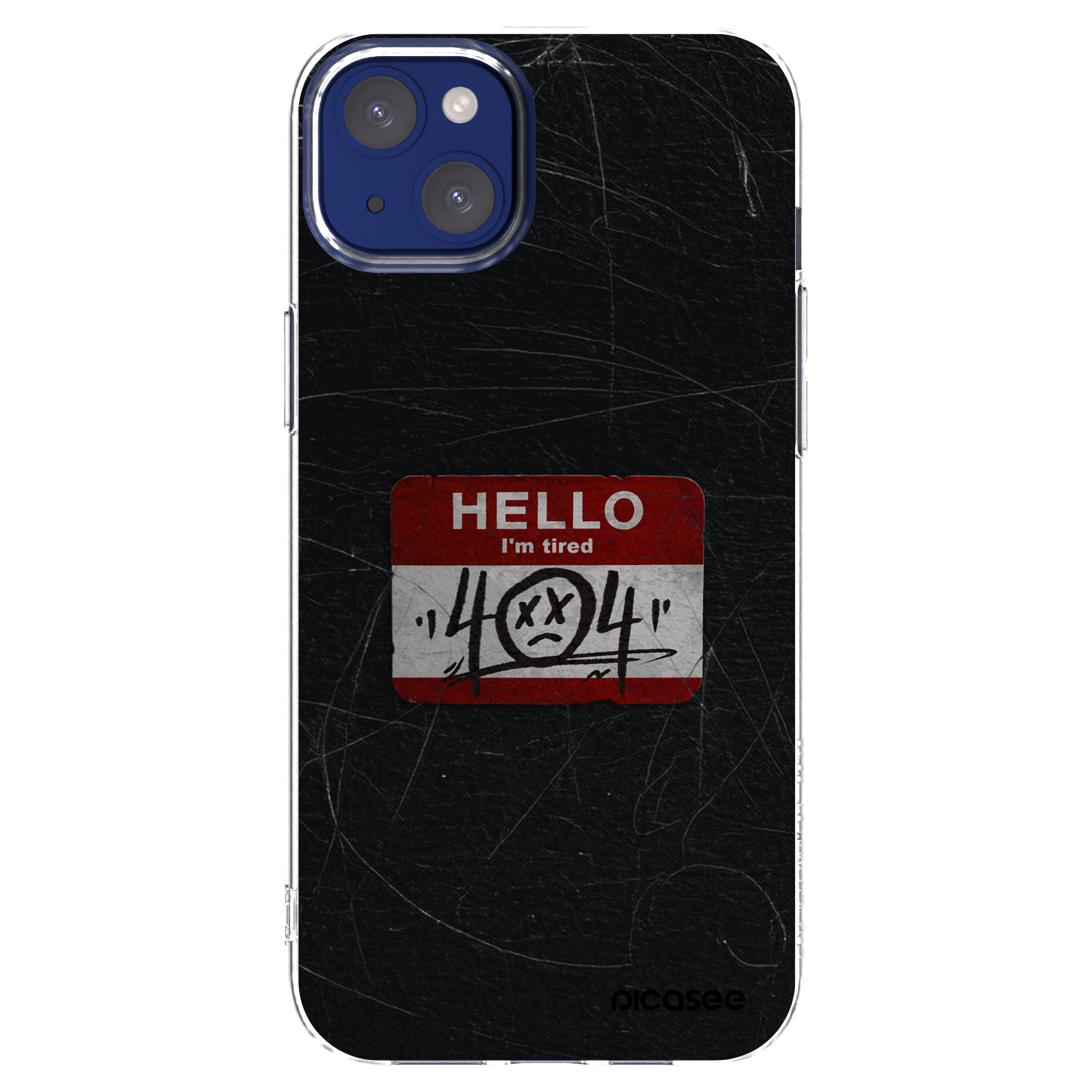 Picasee silikonski prozorni ovitek za Apple iPhone 14 Plus - HELLO 404