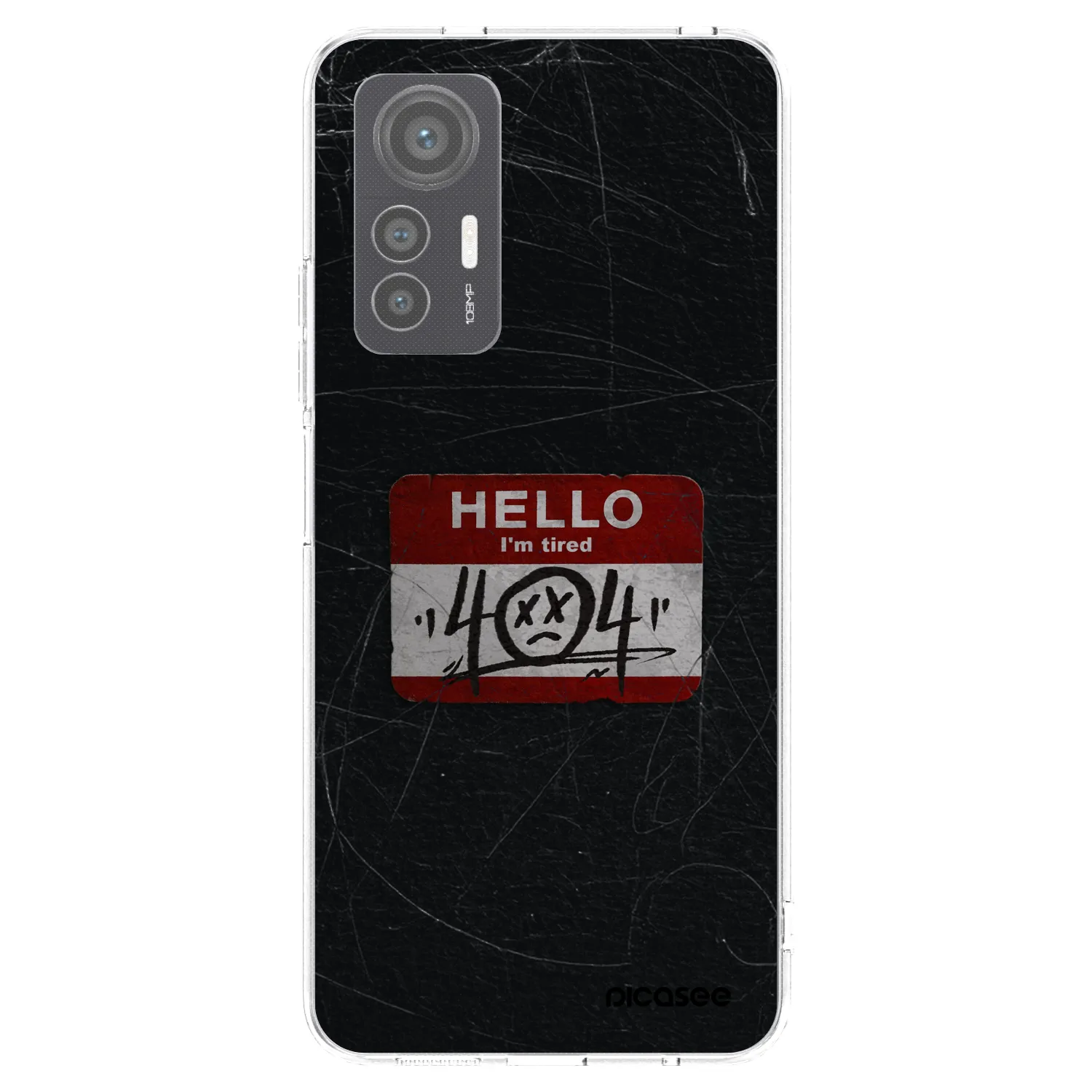 Picasee silikonski prozorni ovitek za Xiaomi 12 Lite - HELLO 404