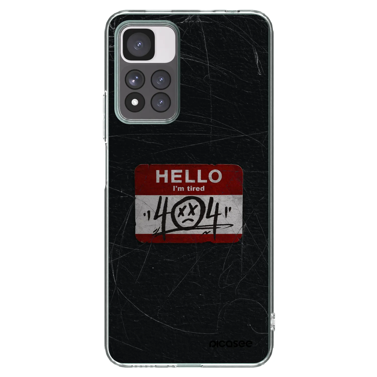 Picasee silikonski prozorni ovitek za Xiaomi Redmi Note 11 Pro+ 5G - HELLO 404