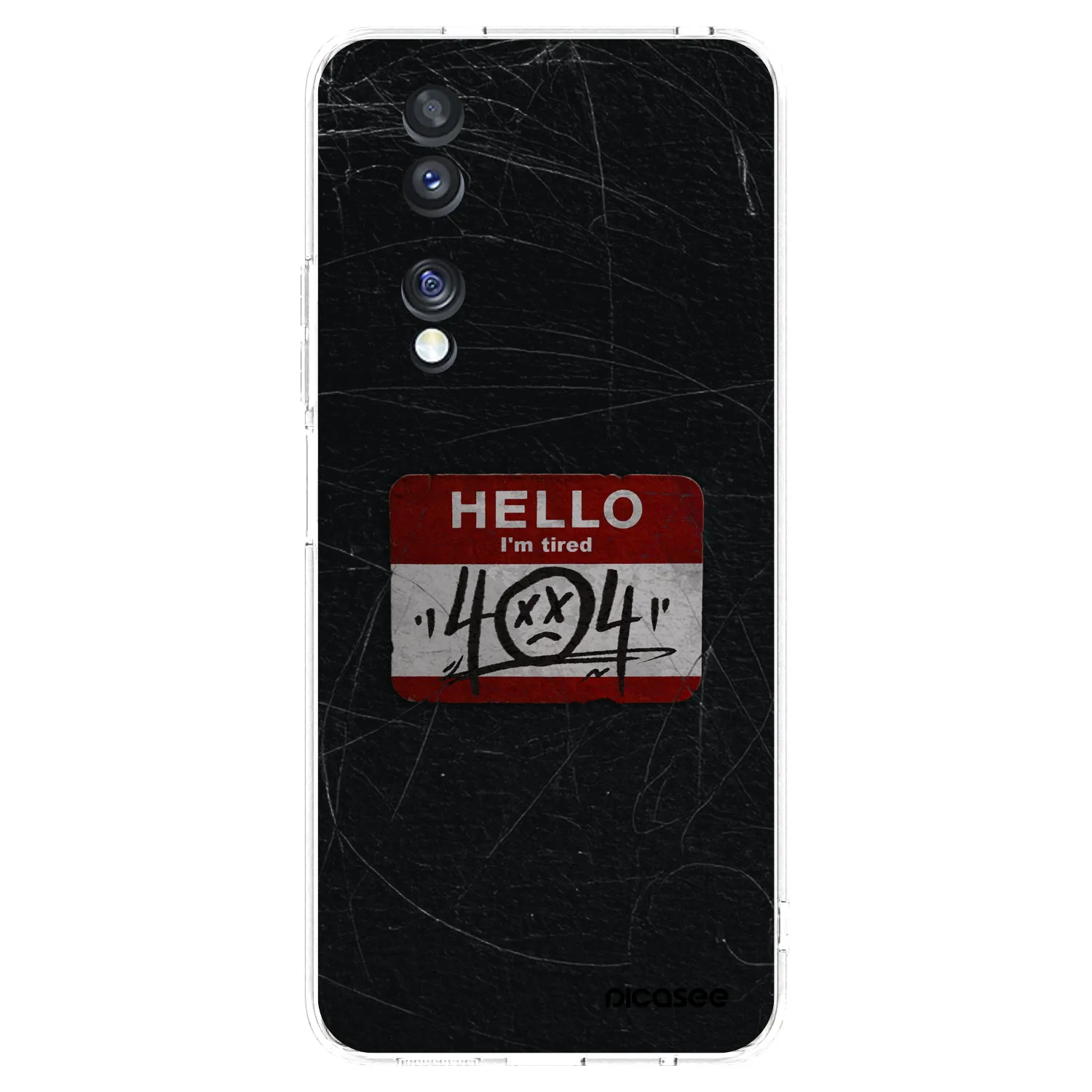 Picasee silikonski prozorni ovitek za Honor 70 - HELLO 404