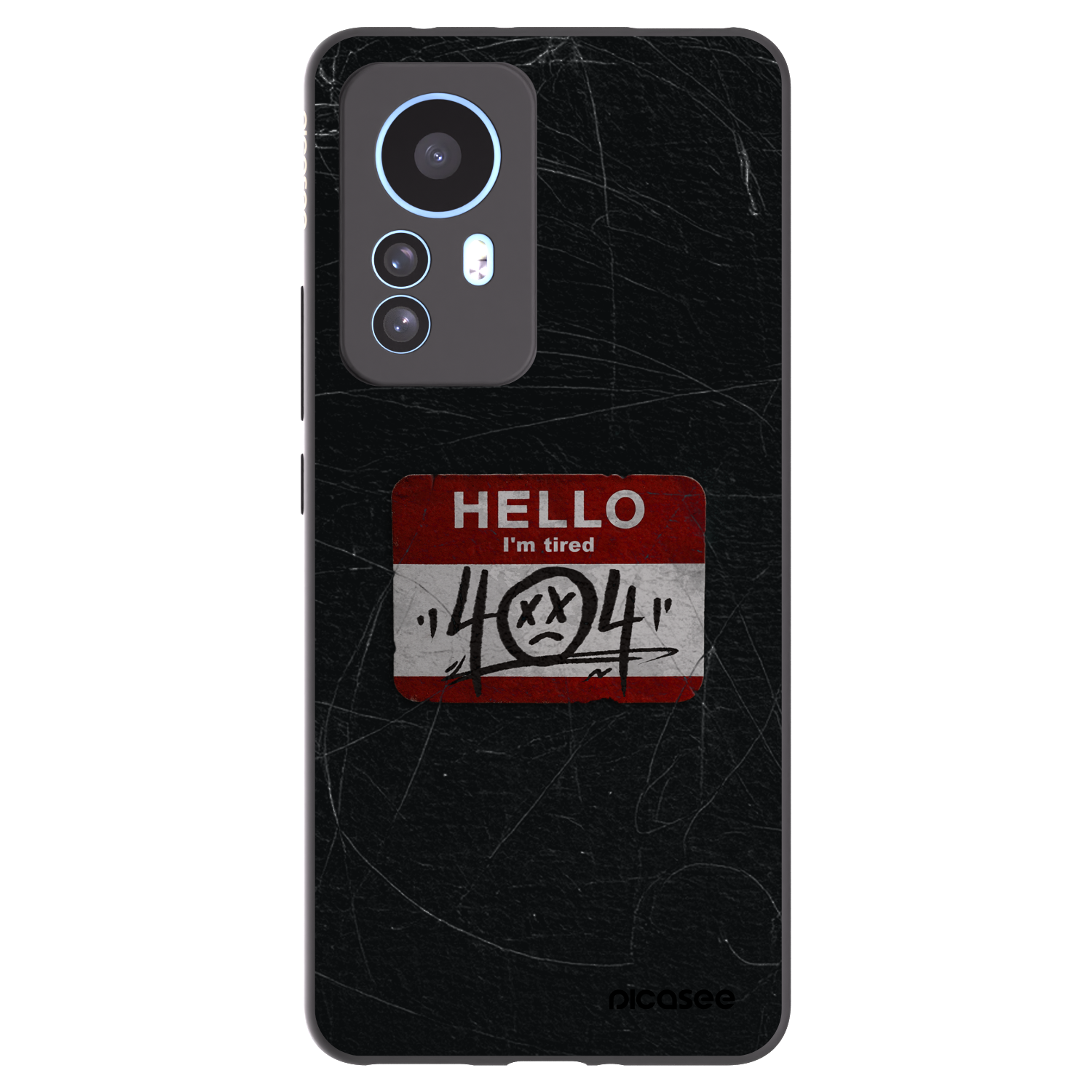 Picasee silikonski črni ovitek za Xiaomi 12T Pro - HELLO 404