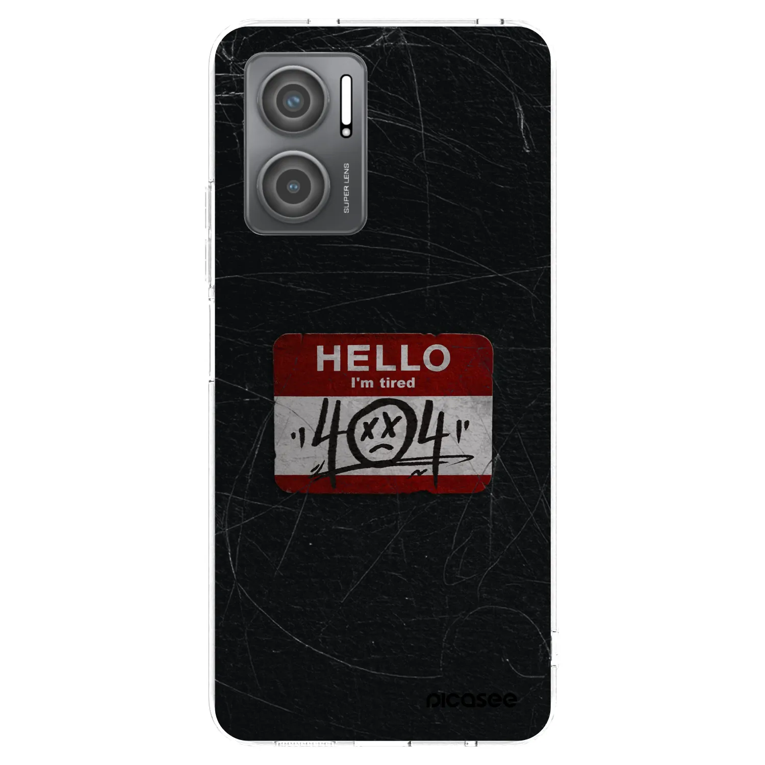 Picasee silikonski prozorni ovitek za Xiaomi Redmi 10 5G - HELLO 404