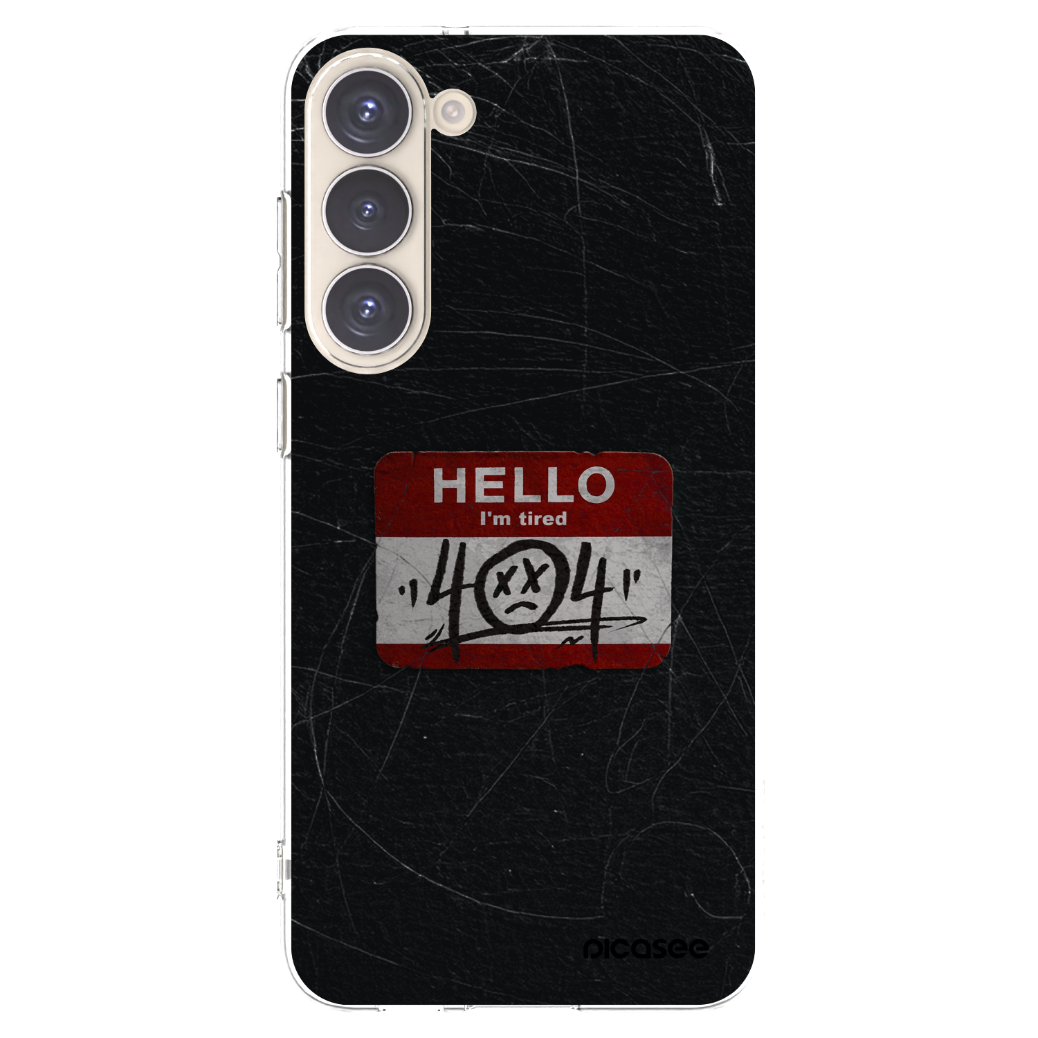 Picasee silikonski prozorni ovitek za Samsung Galaxy S23+ 5G - HELLO 404