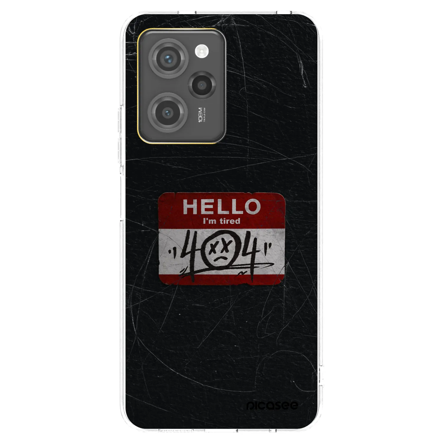 Picasee silikonski prozorni ovitek za Xiaomi Poco X5 Pro - HELLO 404