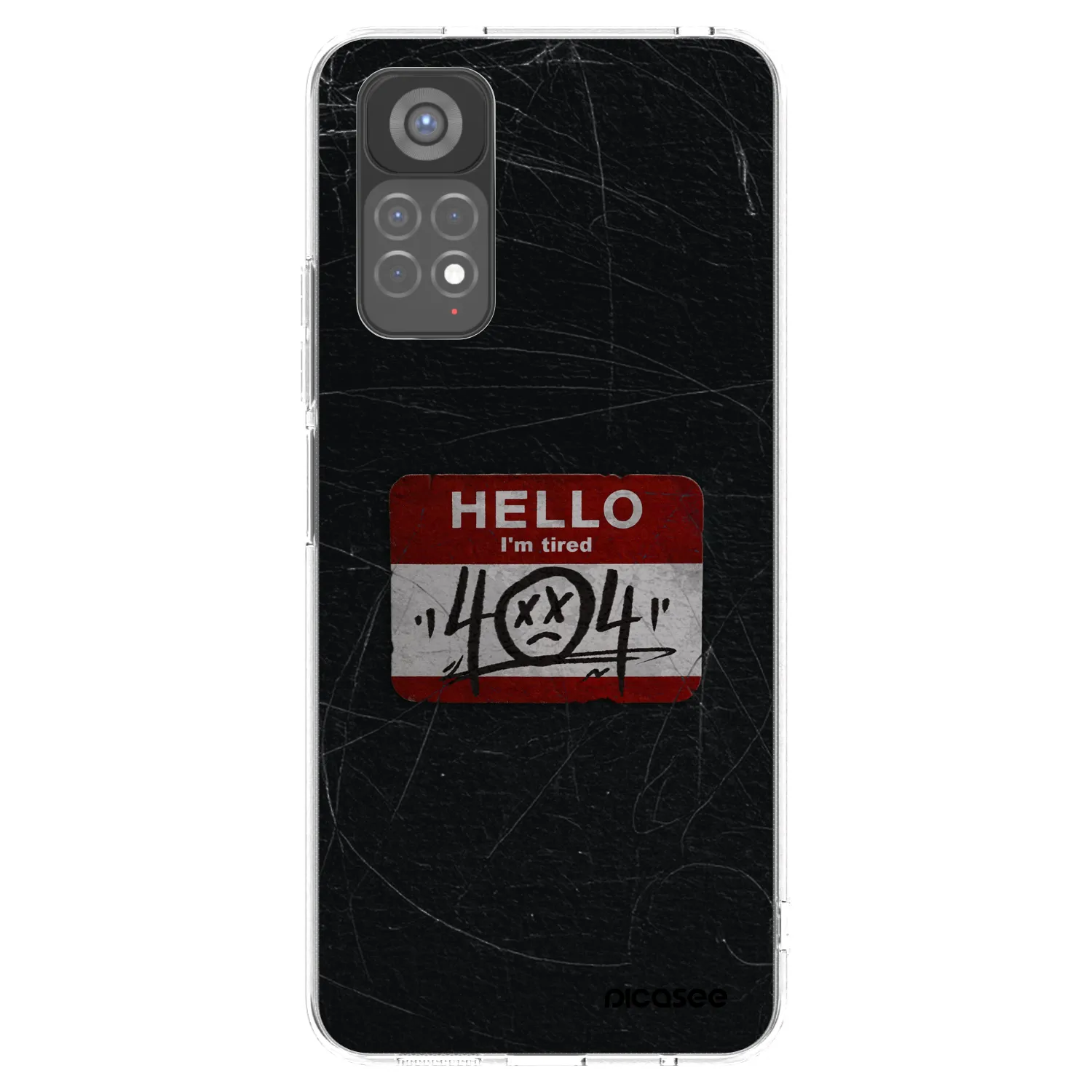 Picasee silikonski prozorni ovitek za Xiaomi Redmi Note 11S 5G - HELLO 404