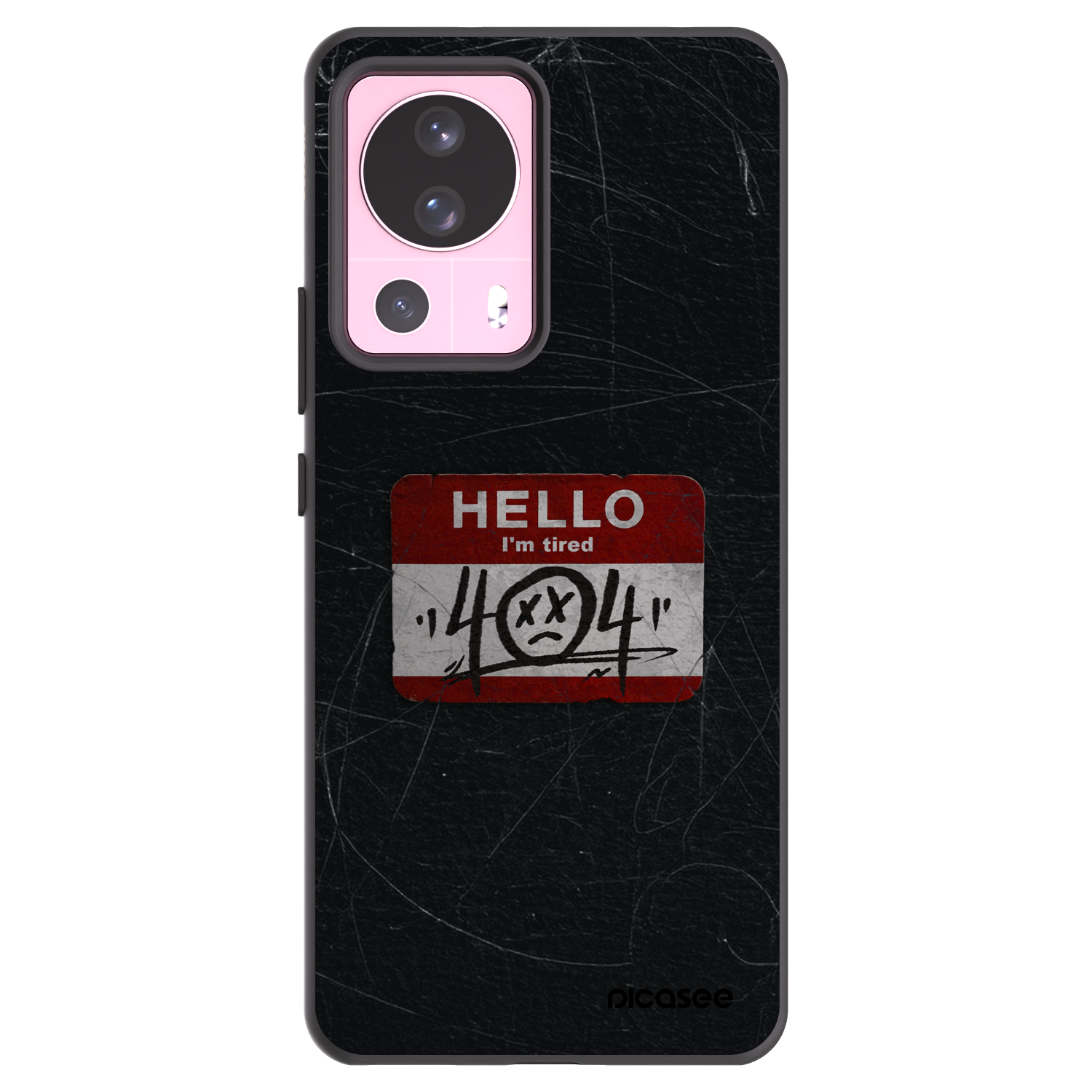 Picasee silikonski črni ovitek za Xiaomi 13 Lite - HELLO 404