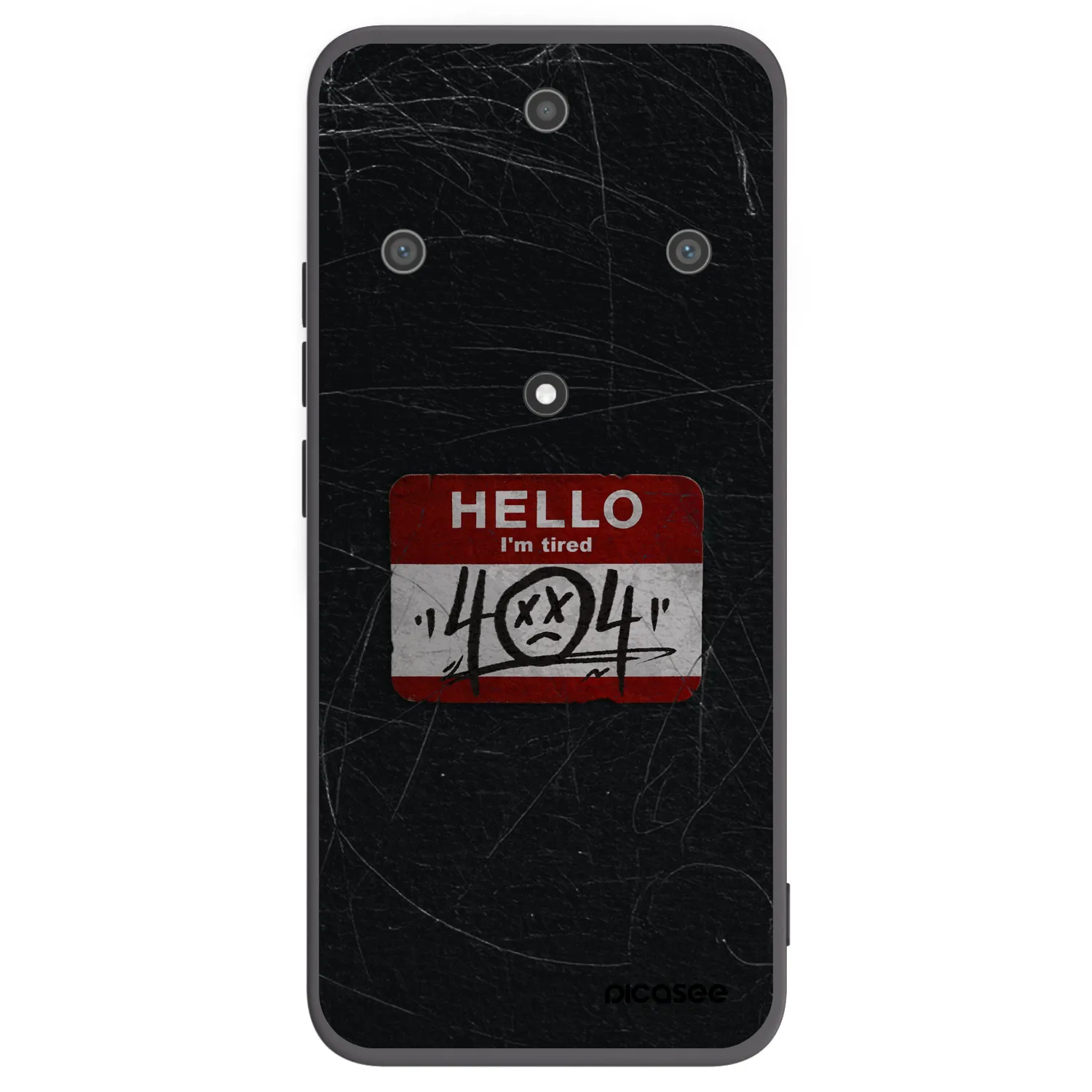 Picasee silikonski črni ovitek za Honor Magic5 Lite 5G - HELLO 404