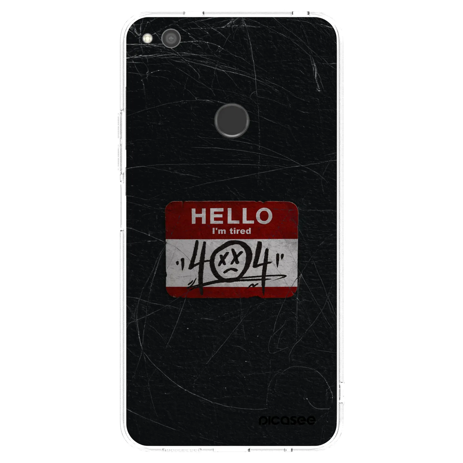 Picasee silikonski prozorni ovitek za Huawei P9 Lite 2017 - HELLO 404