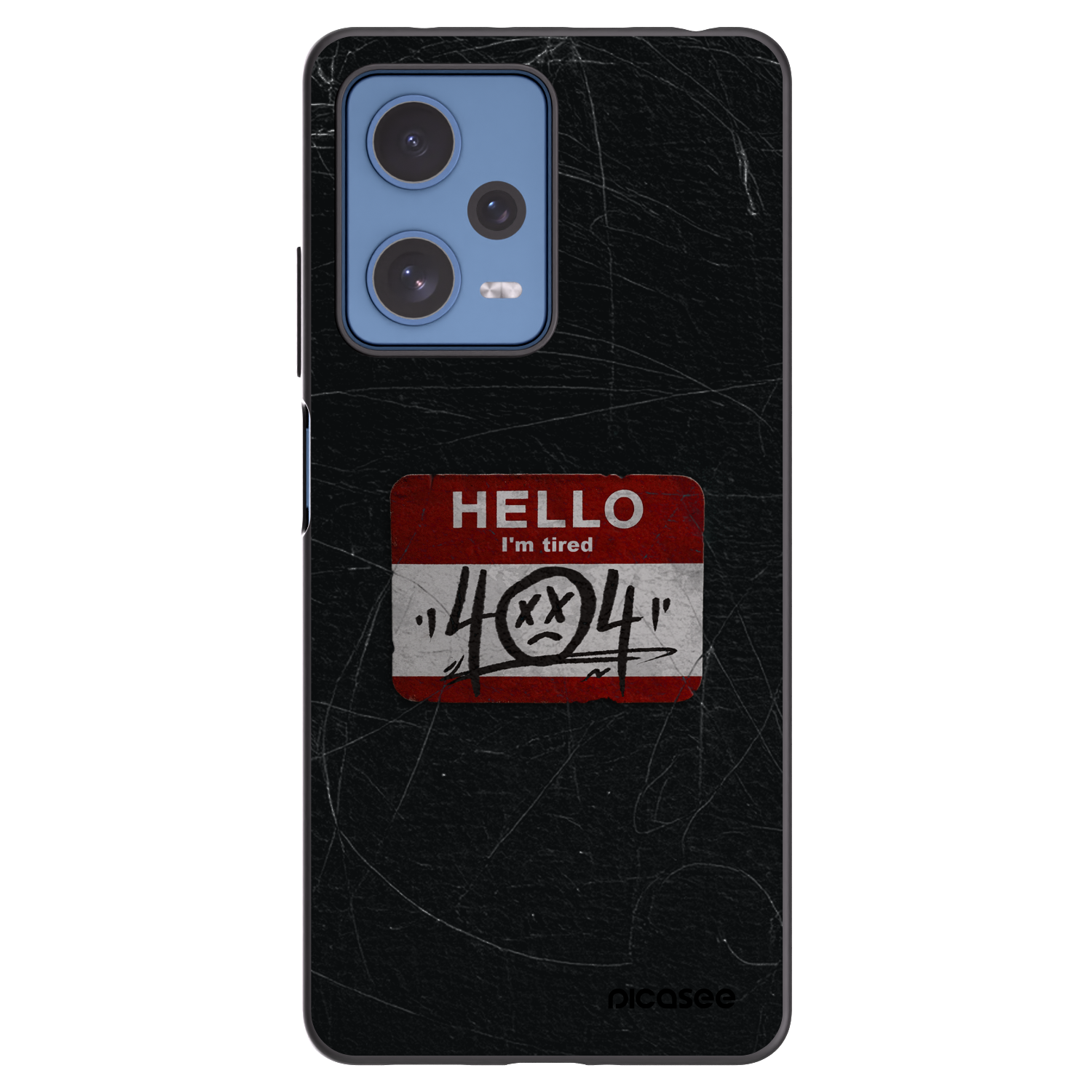 Picasee silikonski črni ovitek za Xiaomi Redmi Note 12 Pro 5G - HELLO 404