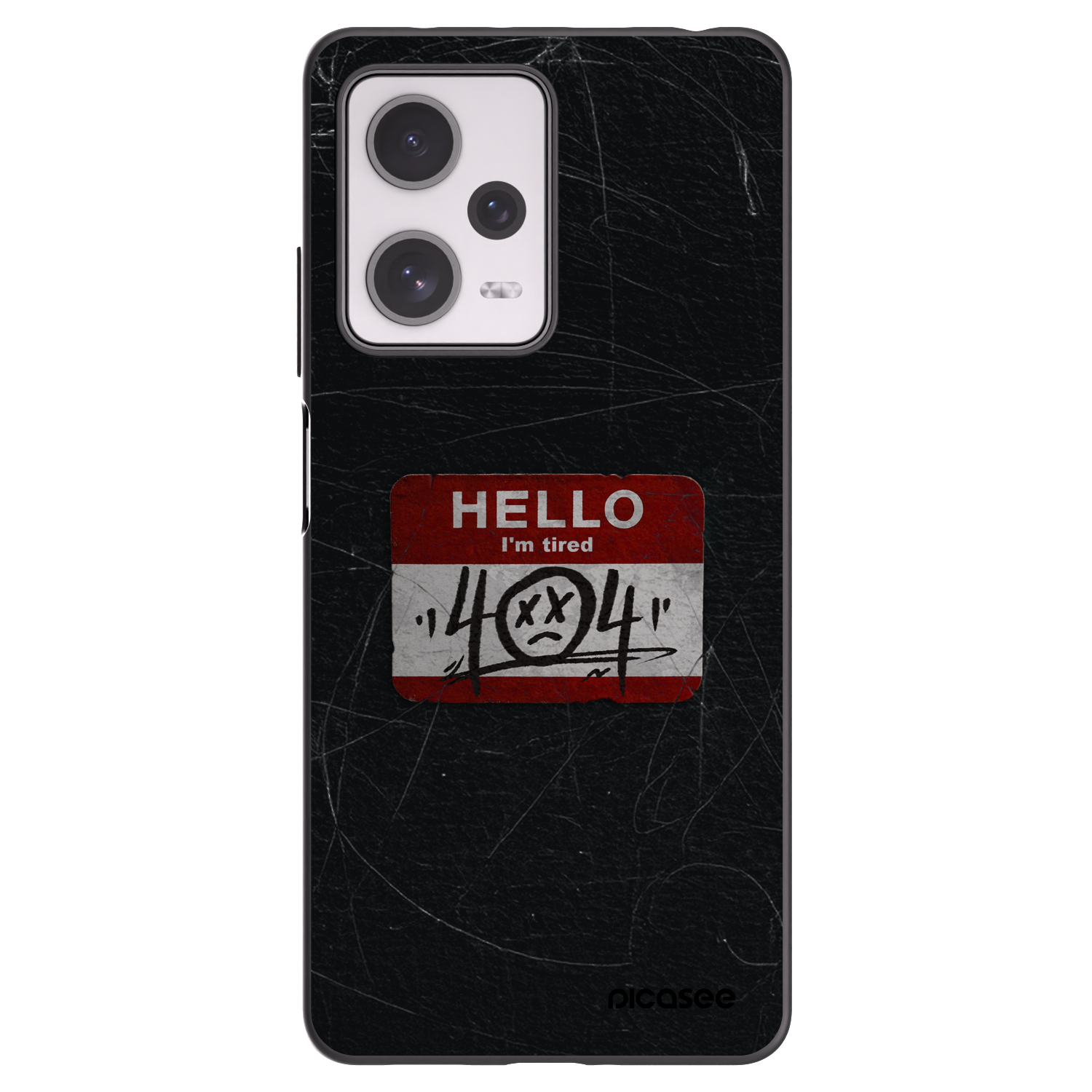 Picasee silikonski črni ovitek za Xiaomi Redmi Note 12 Pro+ 5G - HELLO 404