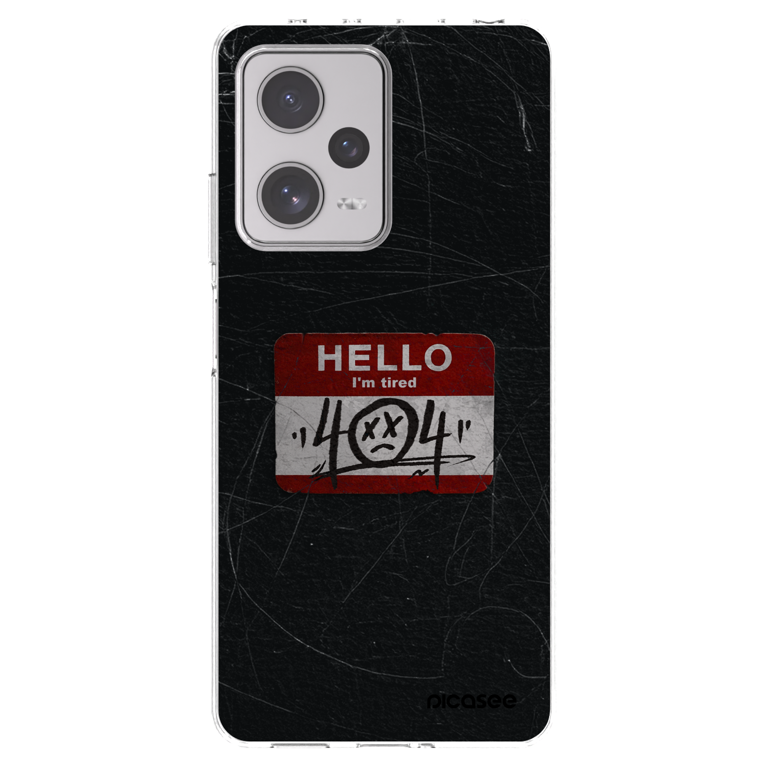 Picasee silikonski prozorni ovitek za Xiaomi Redmi Note 12 Pro+ 5G - HELLO 404