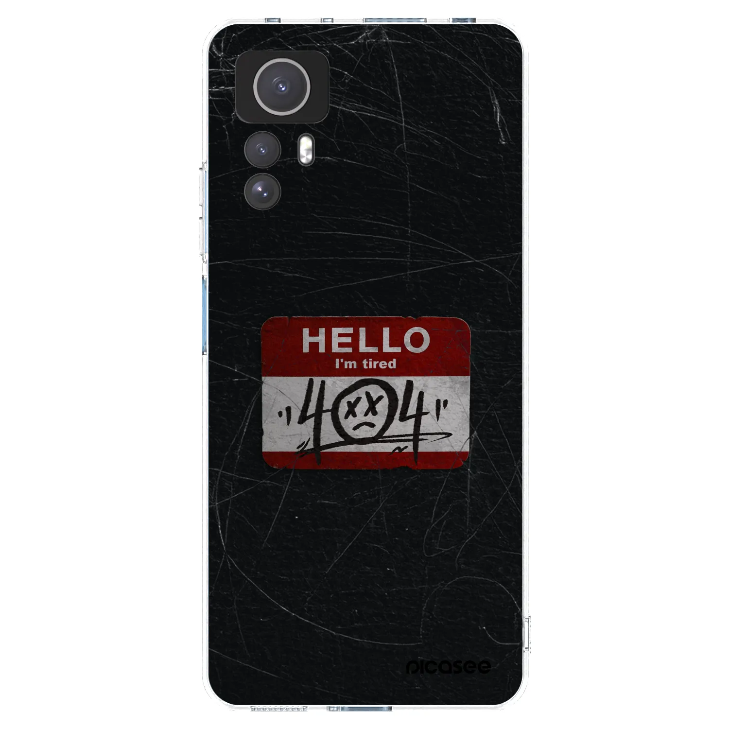 Picasee silikonski prozorni ovitek za Xiaomi Redmi Note 12S - HELLO 404
