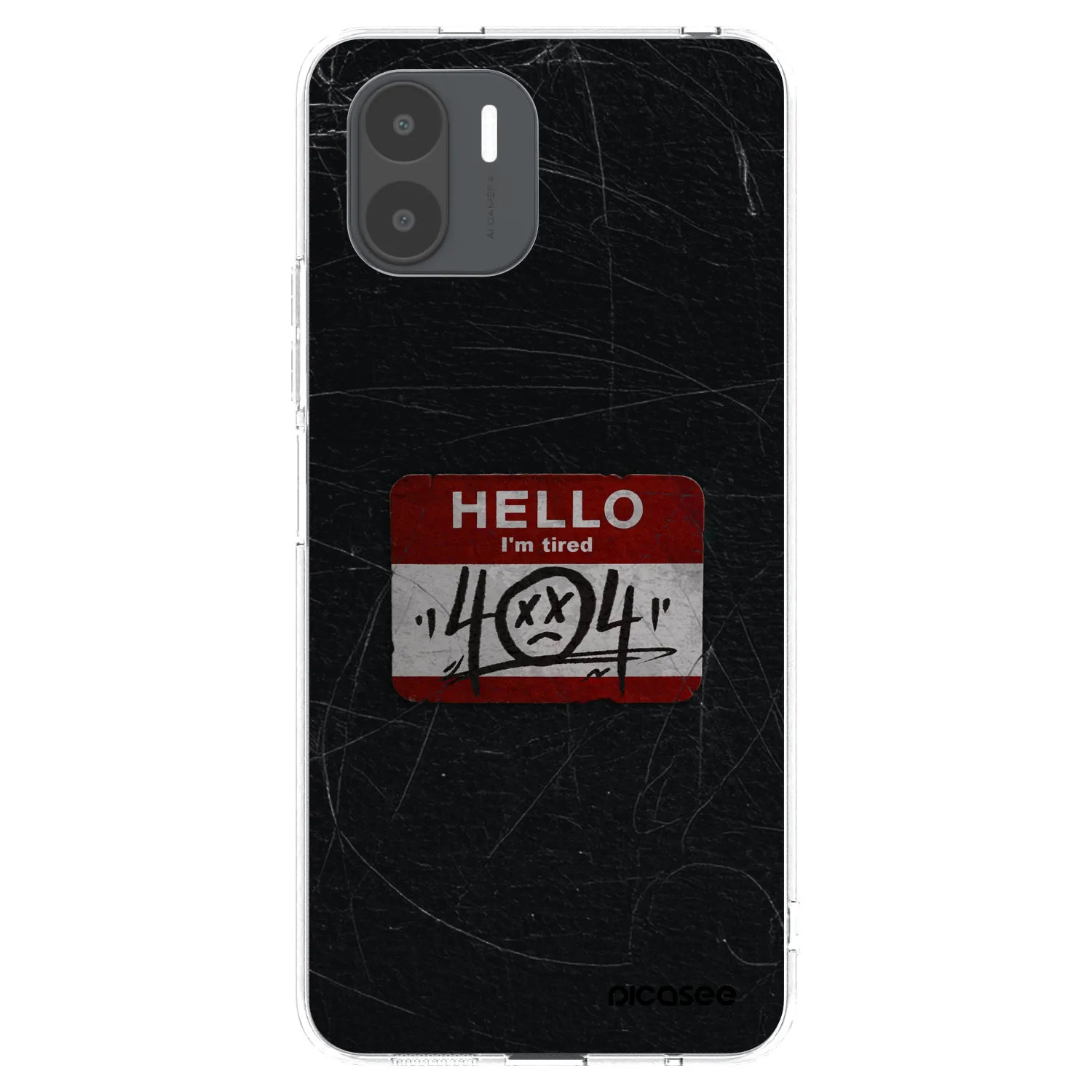 Picasee silikonski prozorni ovitek za Xiaomi Redmi A2 - HELLO 404