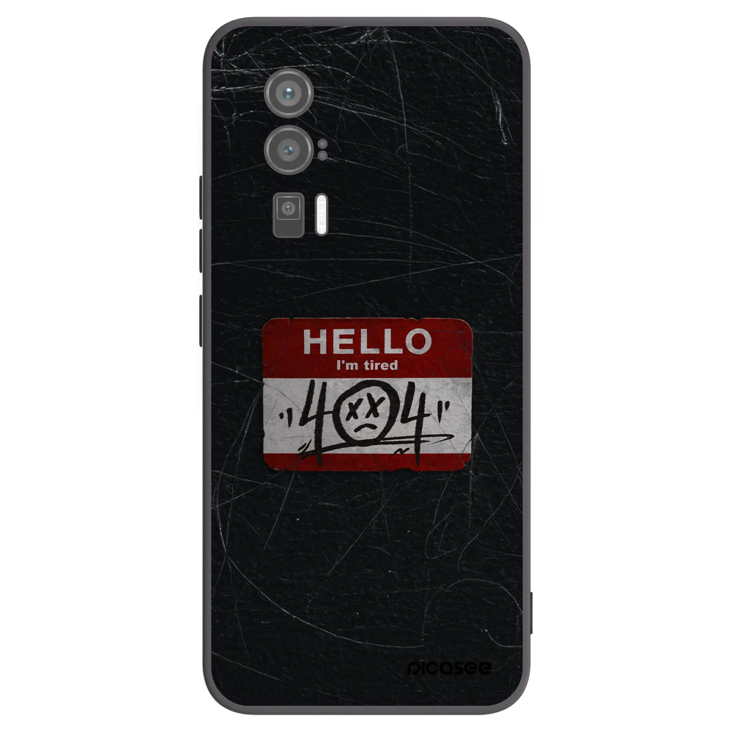 Picasee silikonski črni ovitek za Xiaomi Poco F5 Pro 5G - HELLO 404