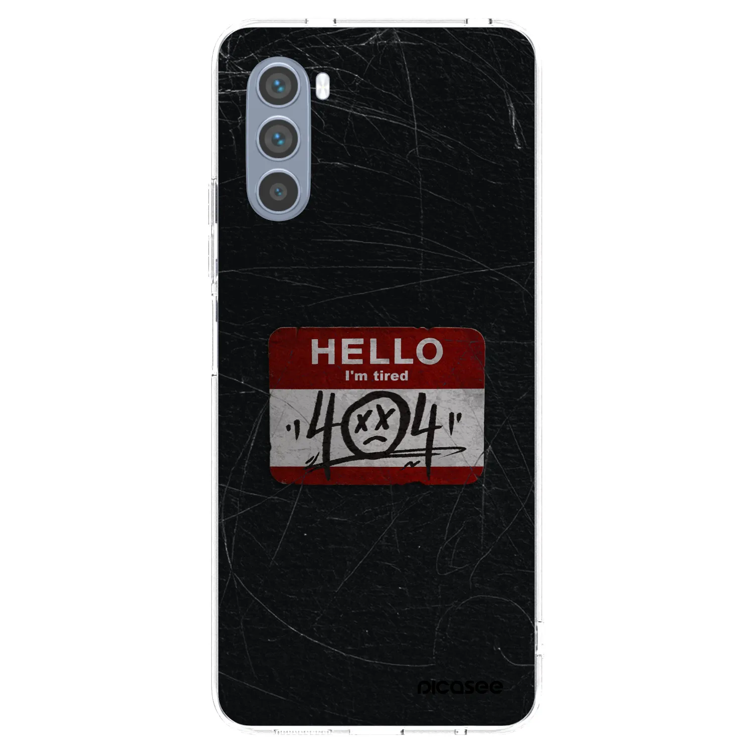 Picasee silikonski prozorni ovitek za Motorola Moto G62 - HELLO 404