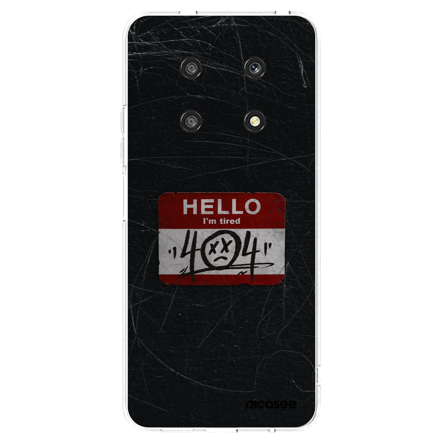 Picasee silikonski prozorni ovitek za Honor Magic4 Lite 5G - HELLO 404