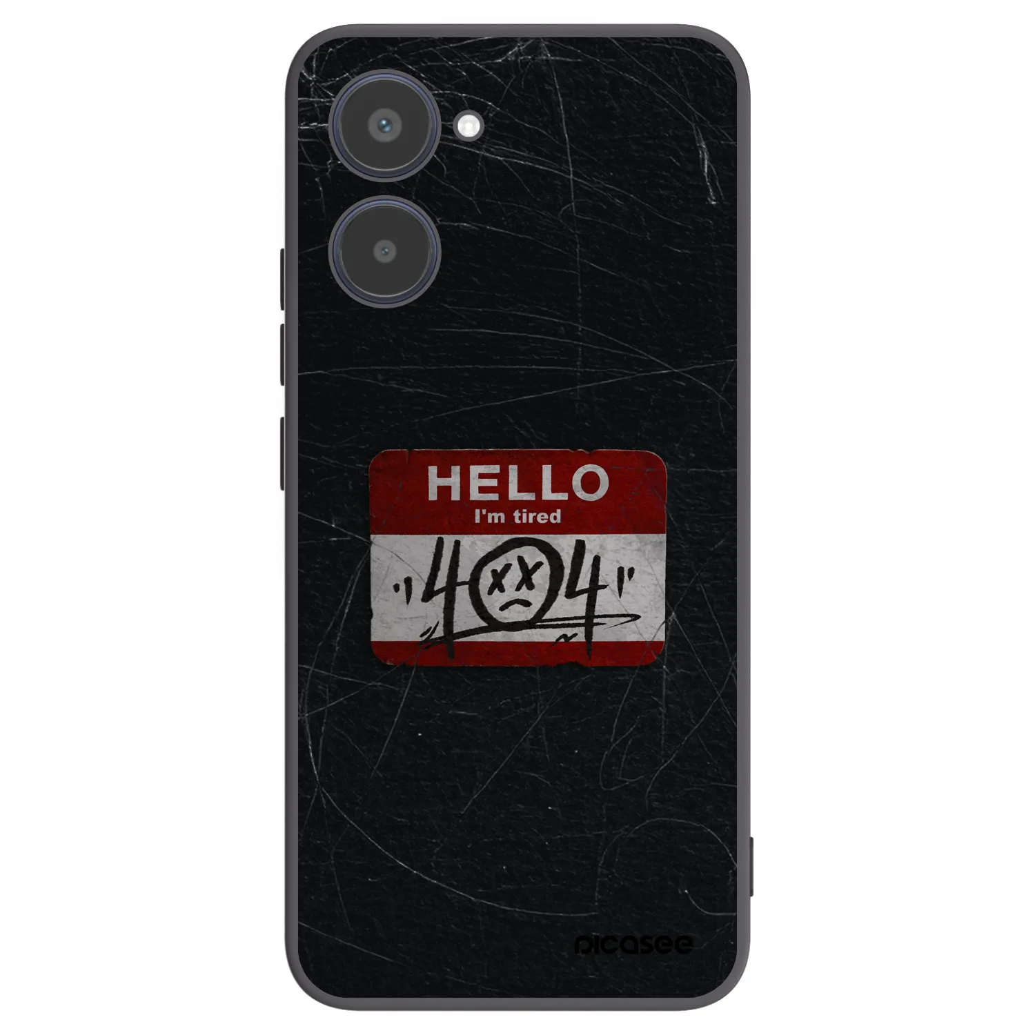 Picasee silikonski črni ovitek za Realme 10 4G - HELLO 404