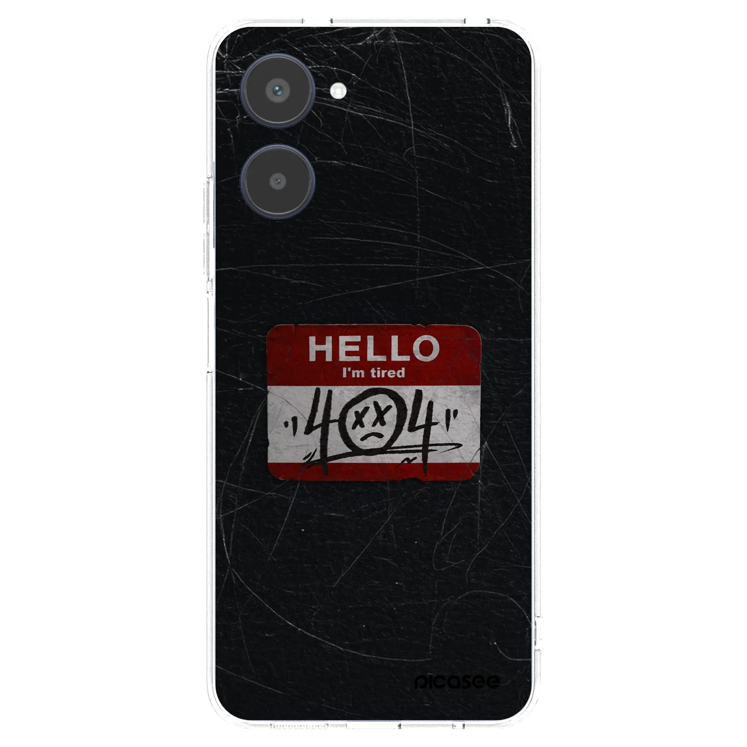 Picasee silikonski prozorni ovitek za Realme 10 4G - HELLO 404