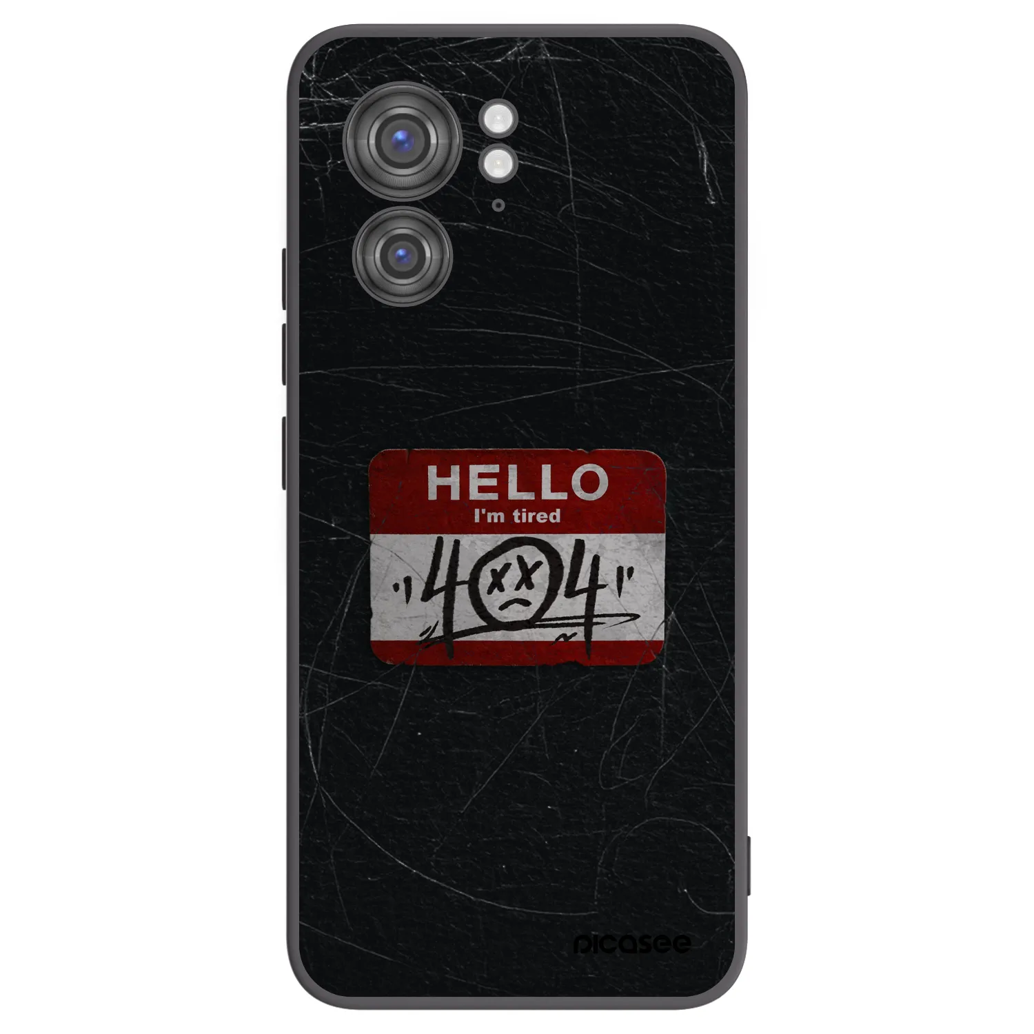 Picasee silikonski črni ovitek za Motorola Edge 40 - HELLO 404