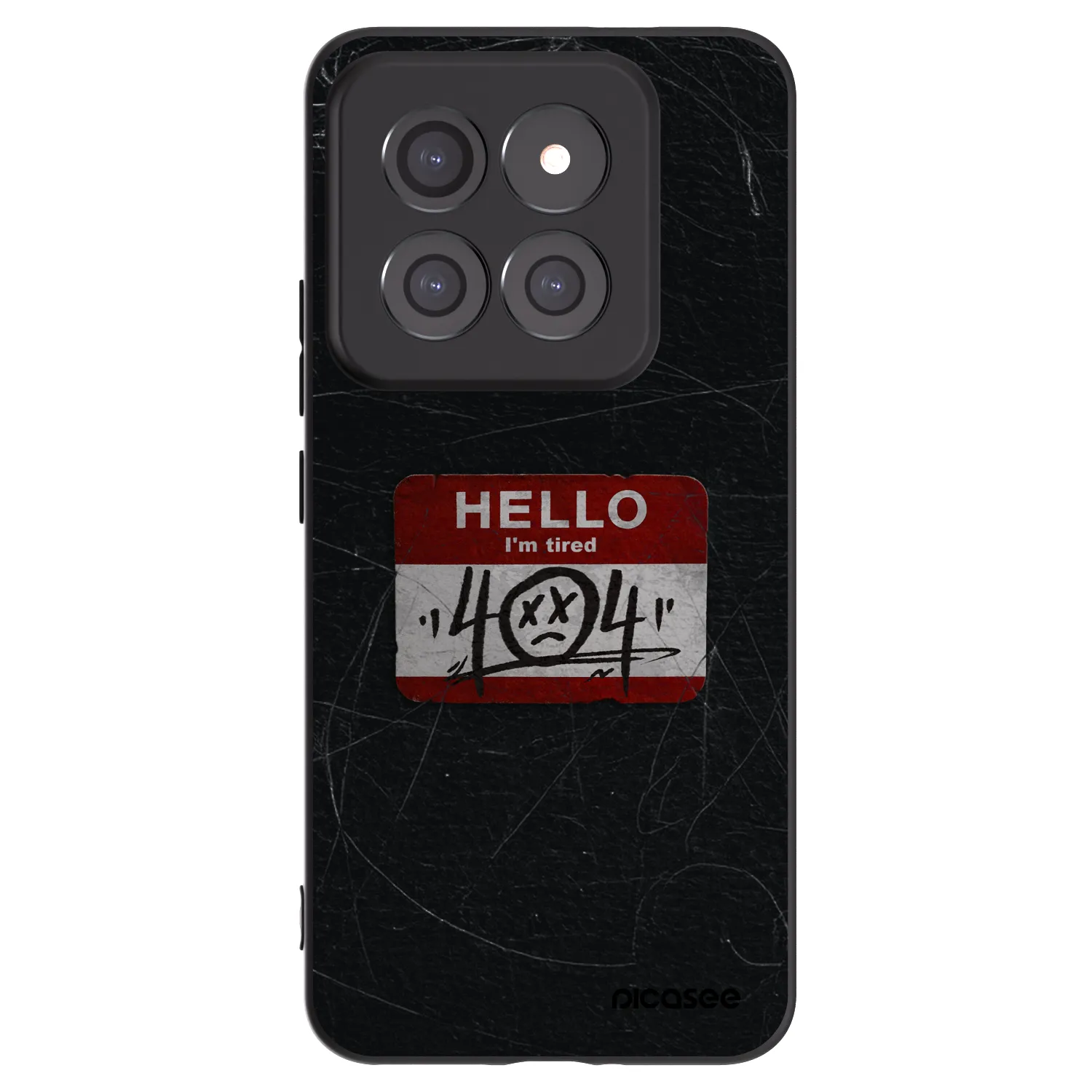 Picasee silikonski črni ovitek za Xiaomi 14 Pro - HELLO 404