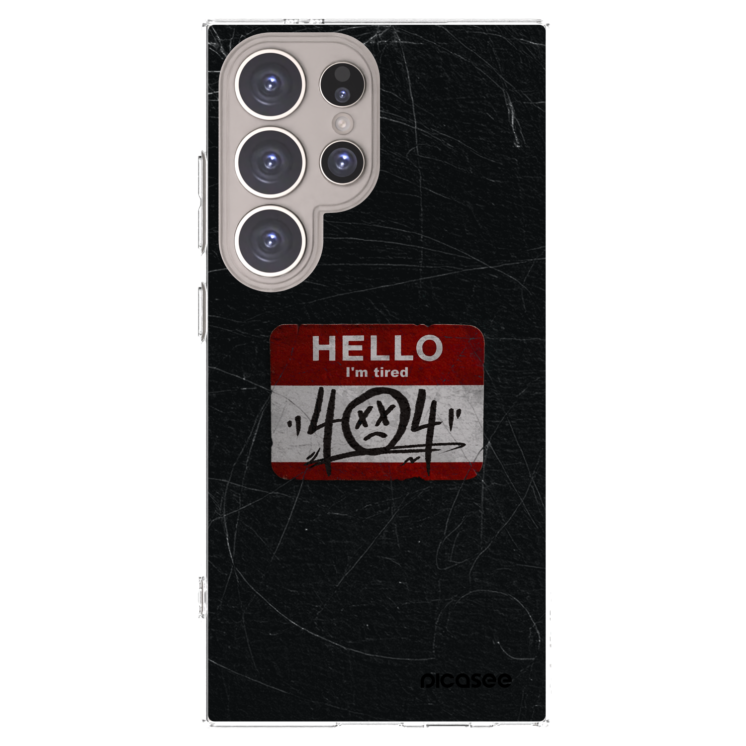 Picasee silikonski prozorni ovitek za Samsung Galaxy S24 Ultra S928B 5G - HELLO 404