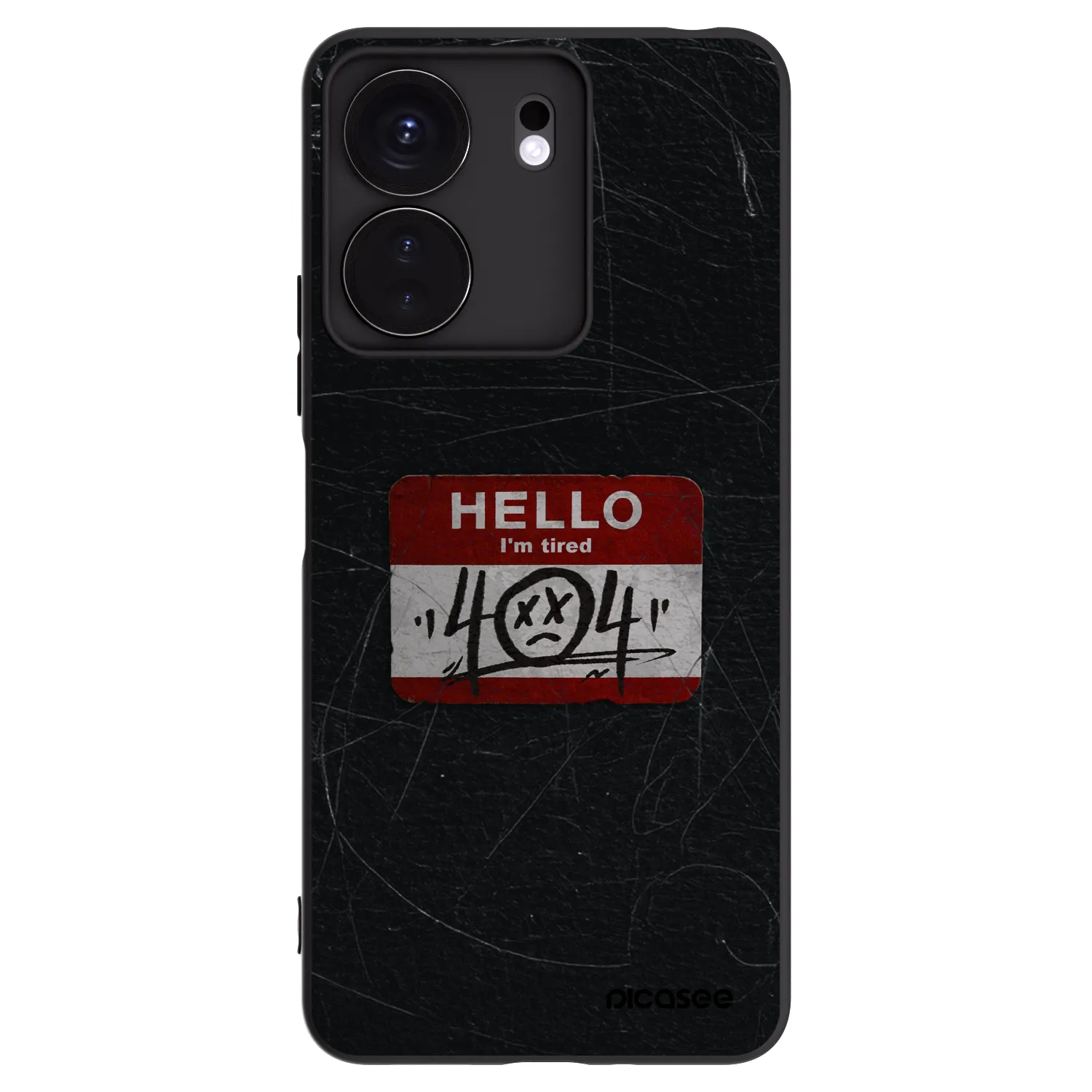 Picasee silikonski črni ovitek za Xiaomi Redmi 13C 4G - HELLO 404