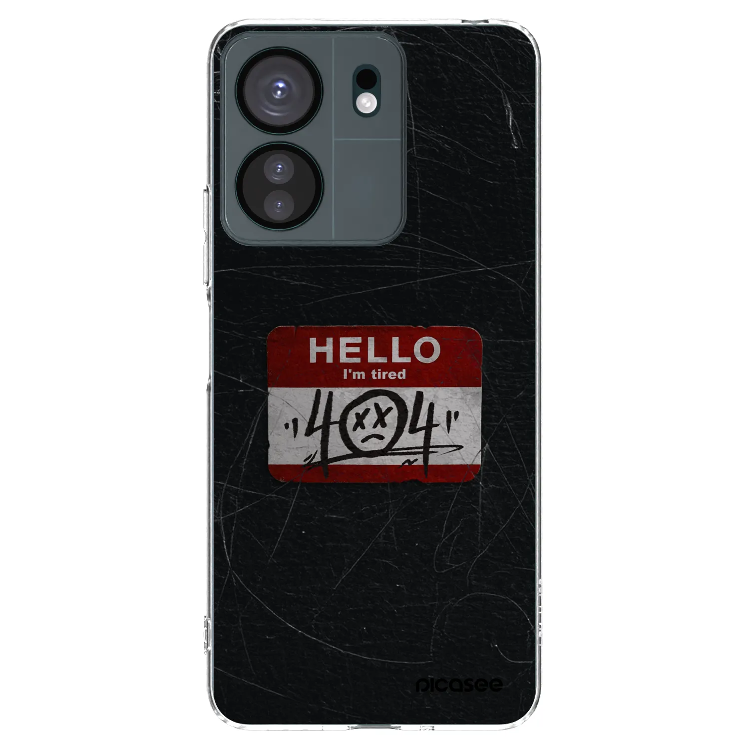 Picasee silikonski prozorni ovitek za Xiaomi Redmi 13C 4G - HELLO 404