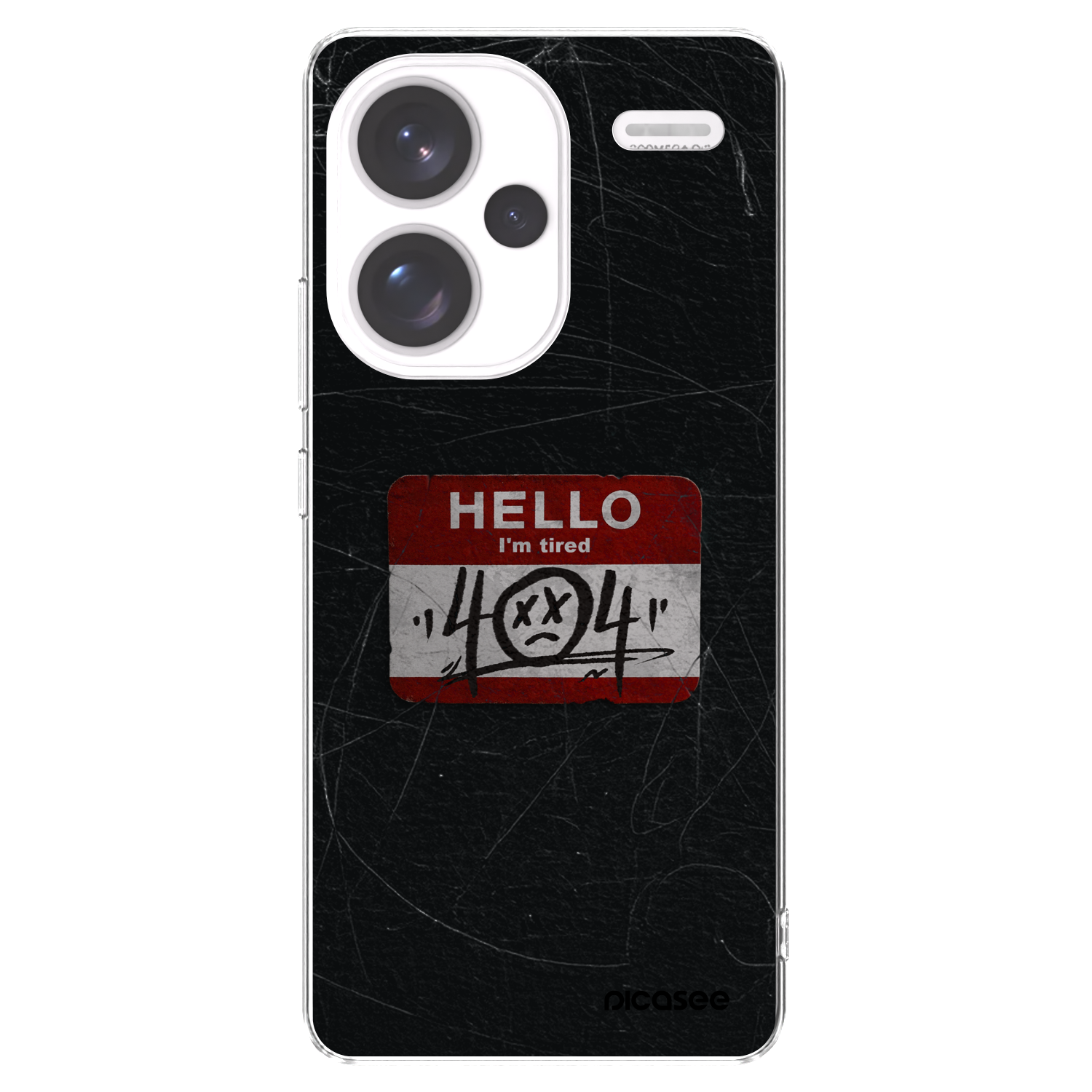 Picasee silikonski prozorni ovitek za Xiaomi Redmi Note 13 Pro+ 5G - HELLO 404