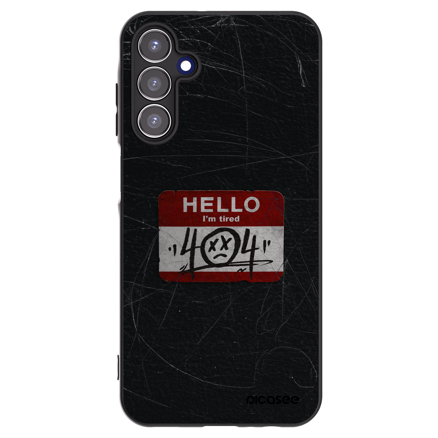 Picasee silikonski črni ovitek za Samsung Galaxy A15 A156B 5G - HELLO 404