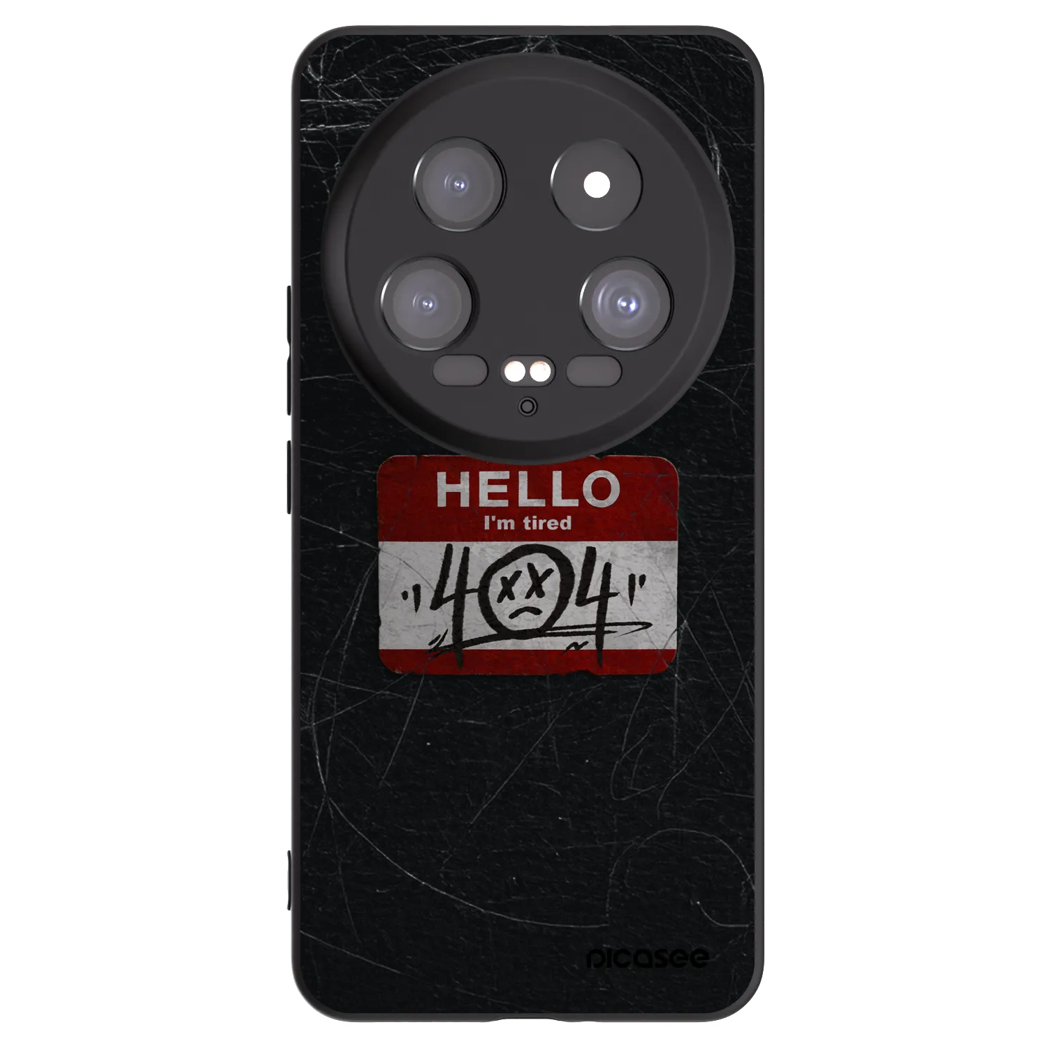Picasee silikonski črni ovitek za Xiaomi 14 Ultra - HELLO 404