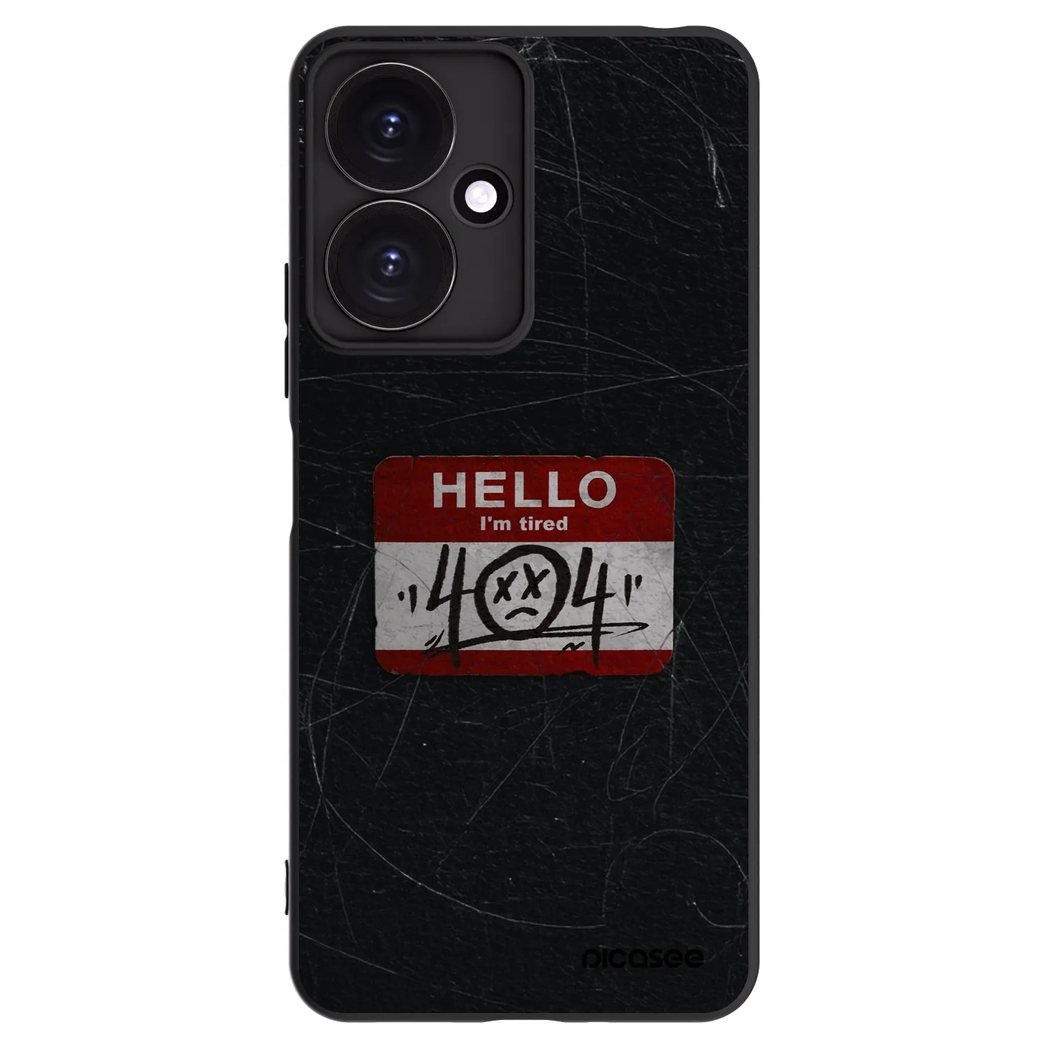 Picasee silikonski črni ovitek za Xiaomi Redmi 13C 5G - HELLO 404