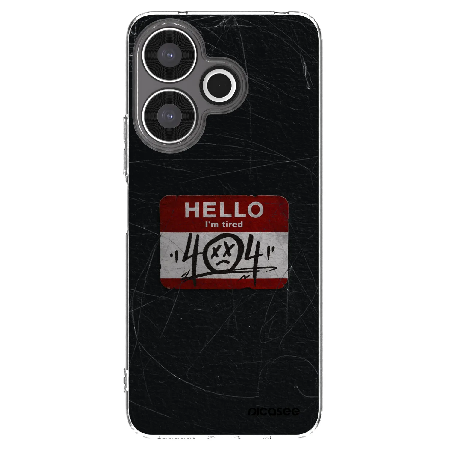 Picasee silikonski prozorni ovitek za Xiaomi Redmi 13 4G - HELLO 404