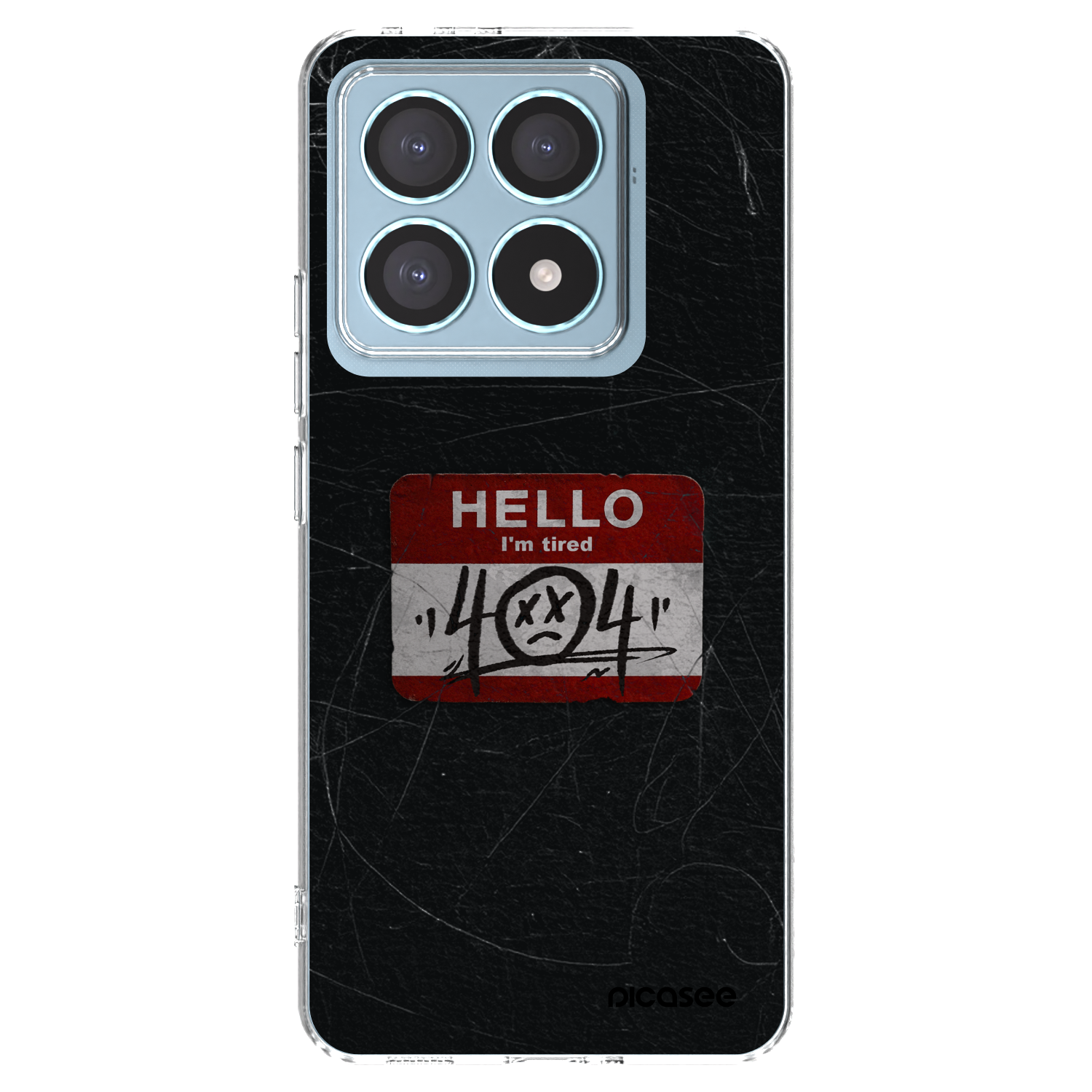 Picasee silikonski prozorni ovitek za Xiaomi 14T Pro - HELLO 404