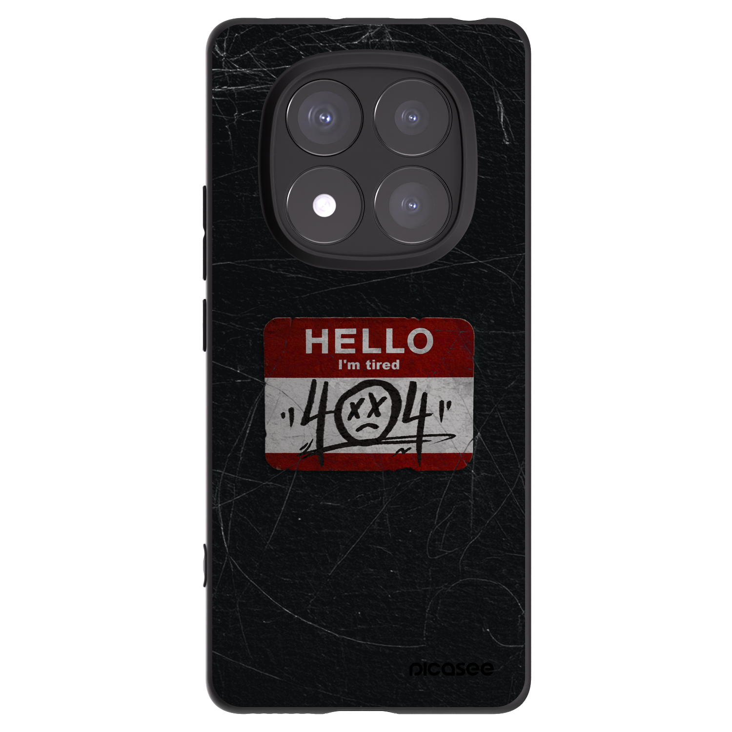 Picasee silikonski črni ovitek za Xiaomi Redmi Note 14 Pro+ 5G - HELLO 404