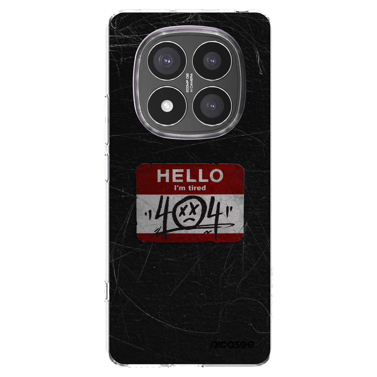 Picasee silikonski prozorni ovitek za Xiaomi Redmi Note 14 Pro+ 5G - HELLO 404