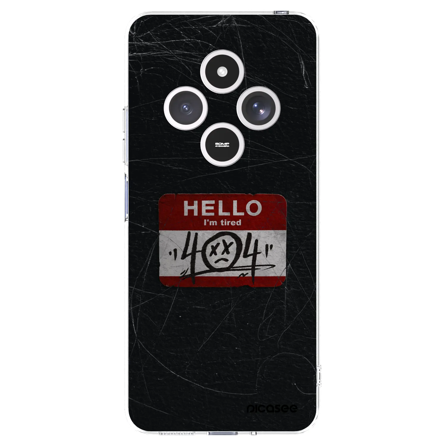 Picasee silikonski prozorni ovitek za Xiaomi Redmi 14C - HELLO 404