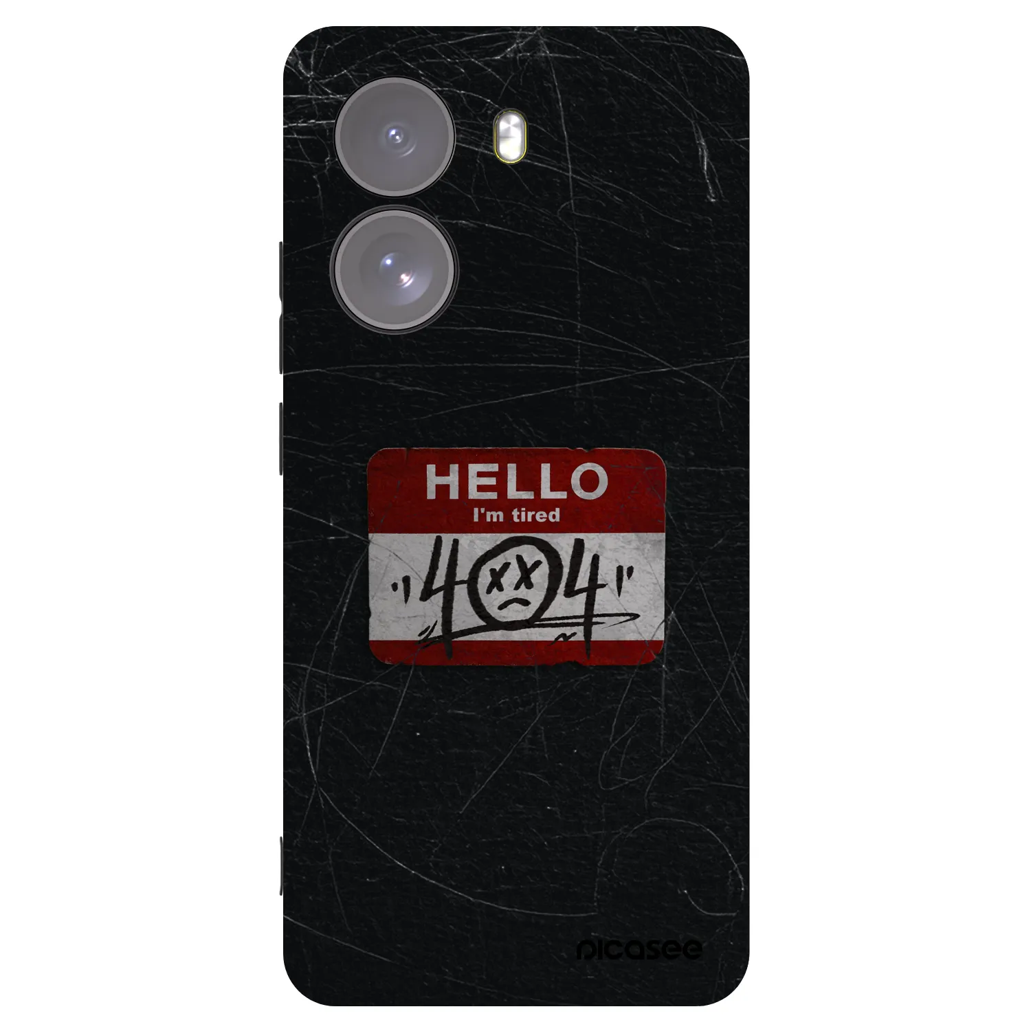 Picasee silikonski črni ovitek za Xiaomi Poco X7 - HELLO 404