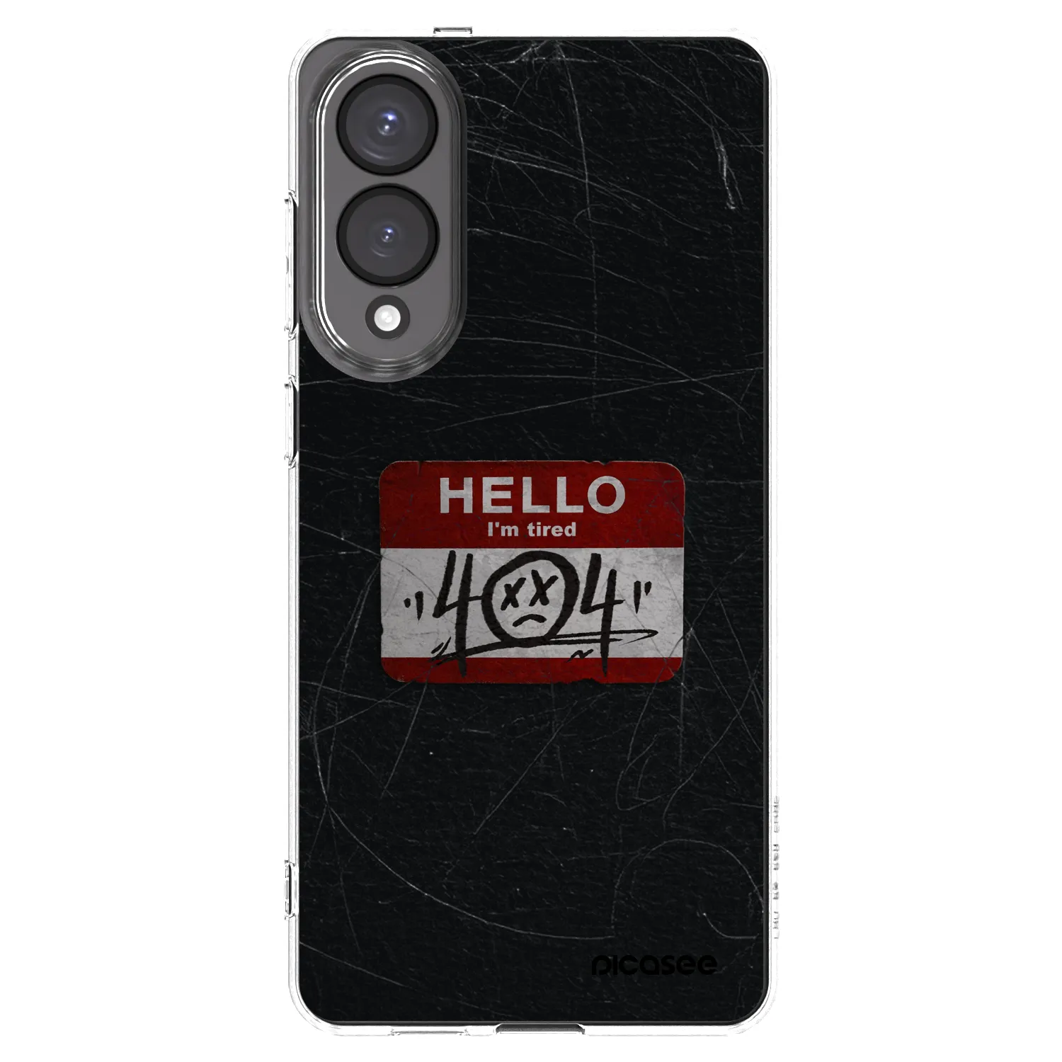 Picasee silikonski prozorni ovitek za Samsung Galaxy S25 Edge 5G - HELLO 404