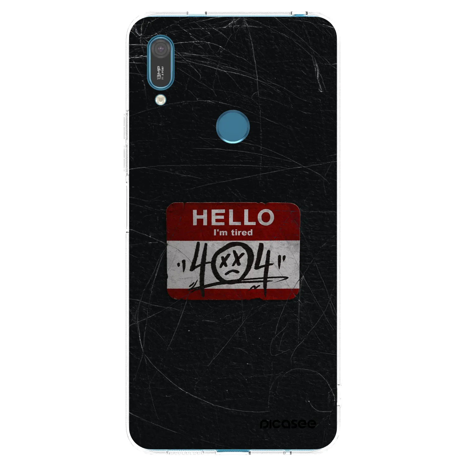 Picasee silikonski prozorni ovitek za Huawei Y7 2019 - HELLO 404
