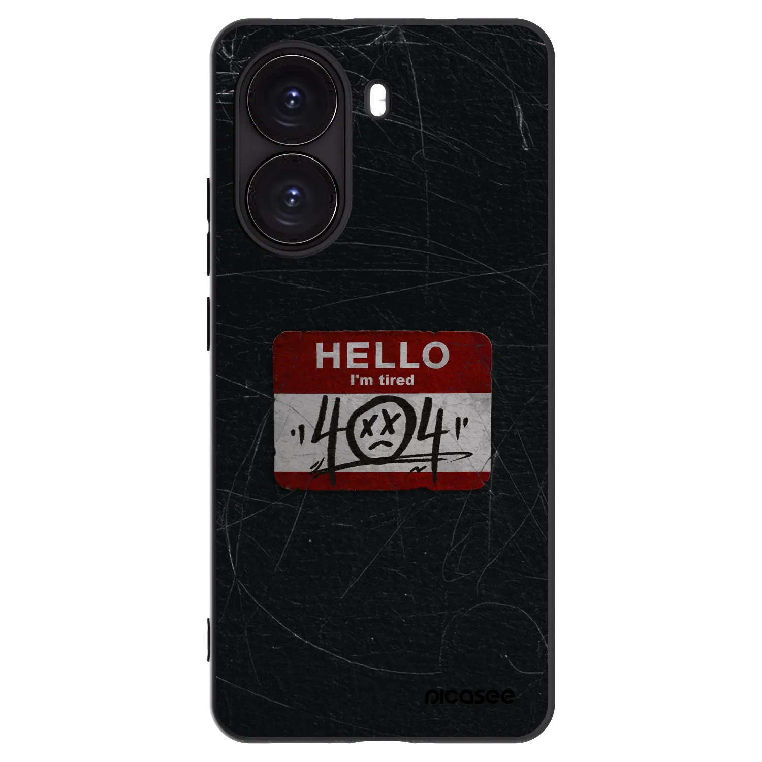 Picasee silikonski črni ovitek za Xiaomi Poco X7 Pro 5G - HELLO 404