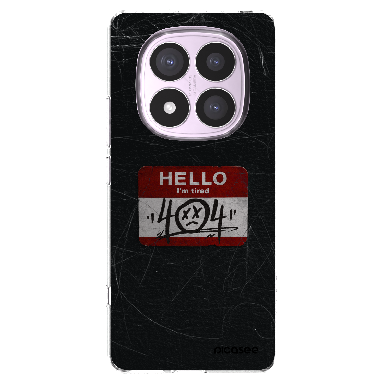 Picasee silikonski prozorni ovitek za Xiaomi Redmi Note 14 Pro 4G - HELLO 404