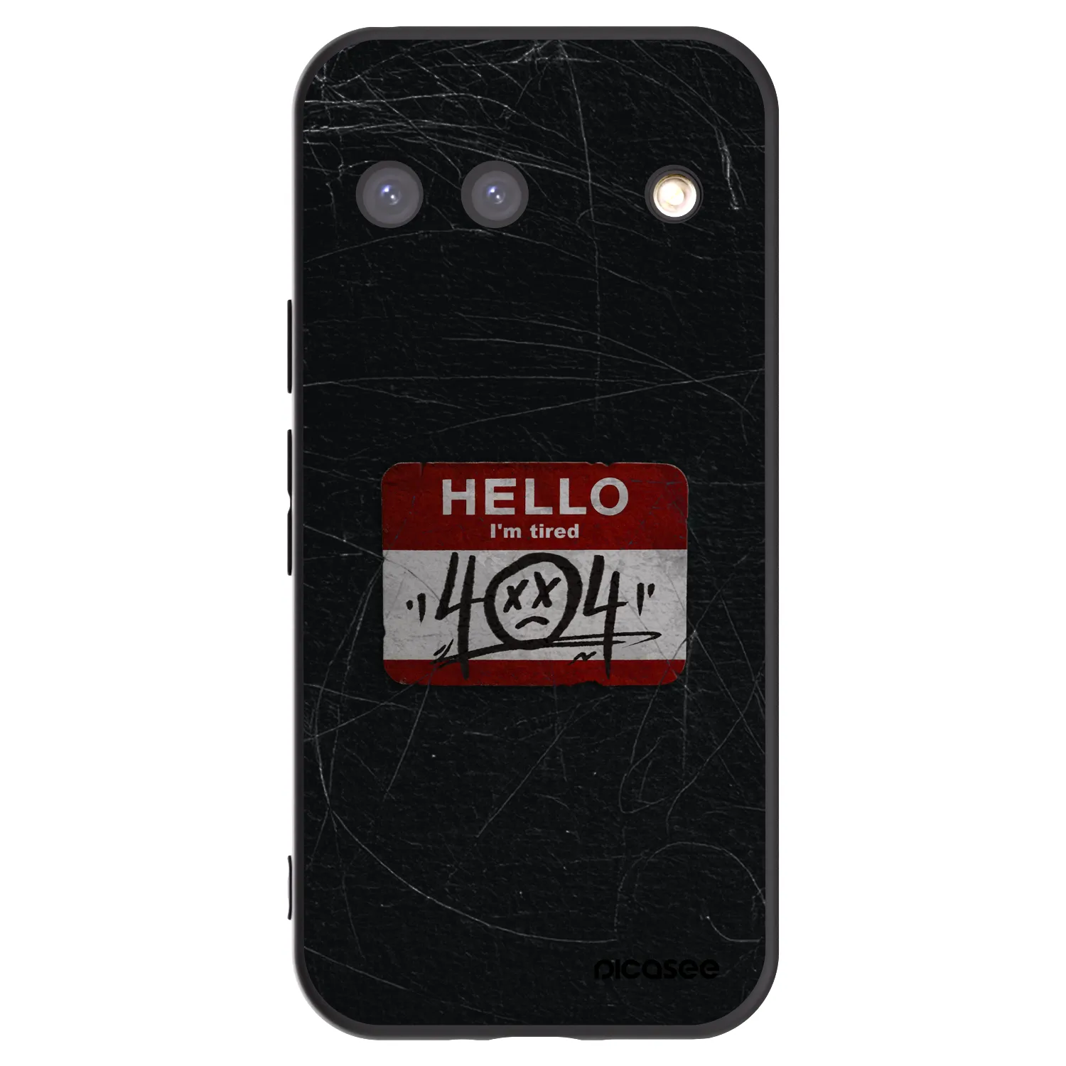 Picasee silikonski črni ovitek za Google Pixel 9 - HELLO 404