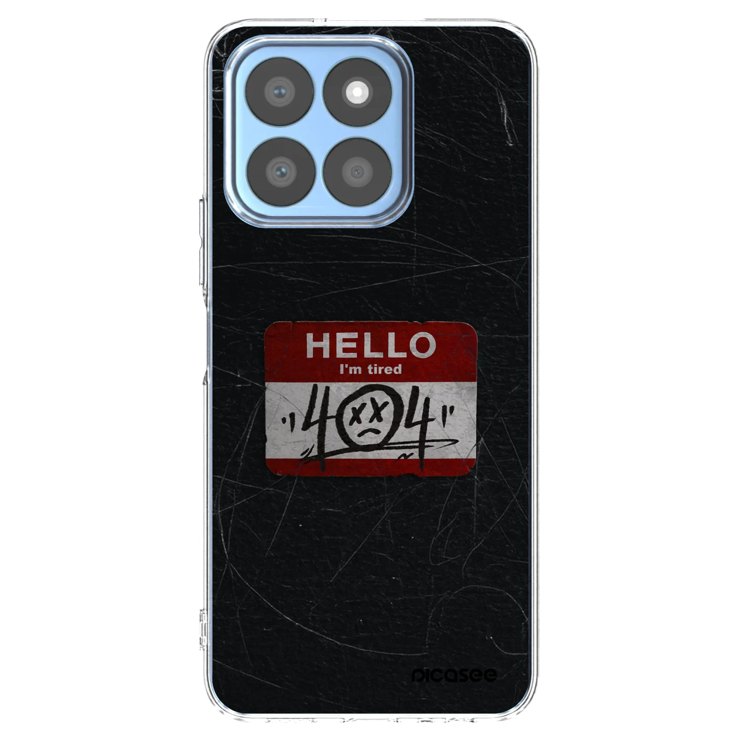 Picasee silikonski prozorni ovitek za Honor X8c - HELLO 404