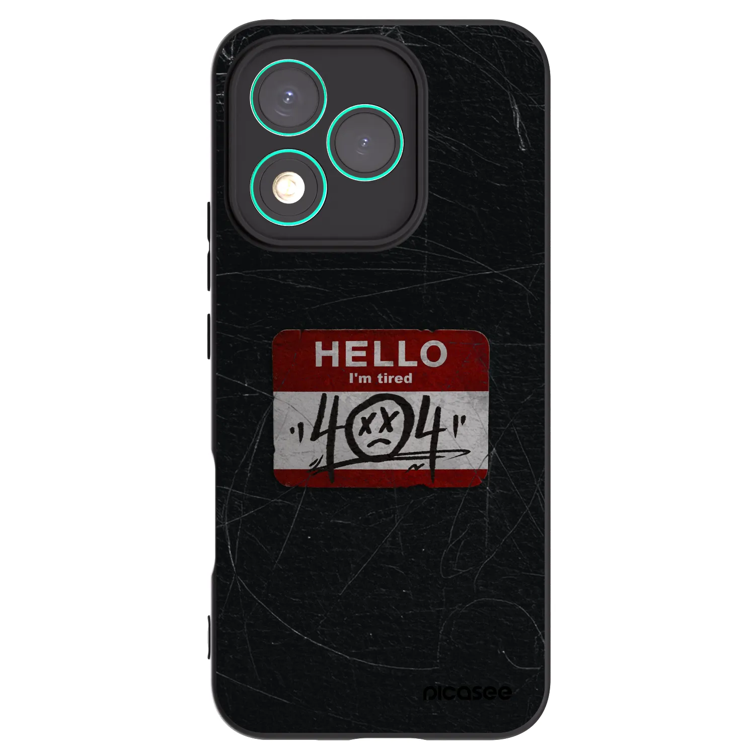 Picasee silikonski črni ovitek za Honor 400 Lite 5G - HELLO 404