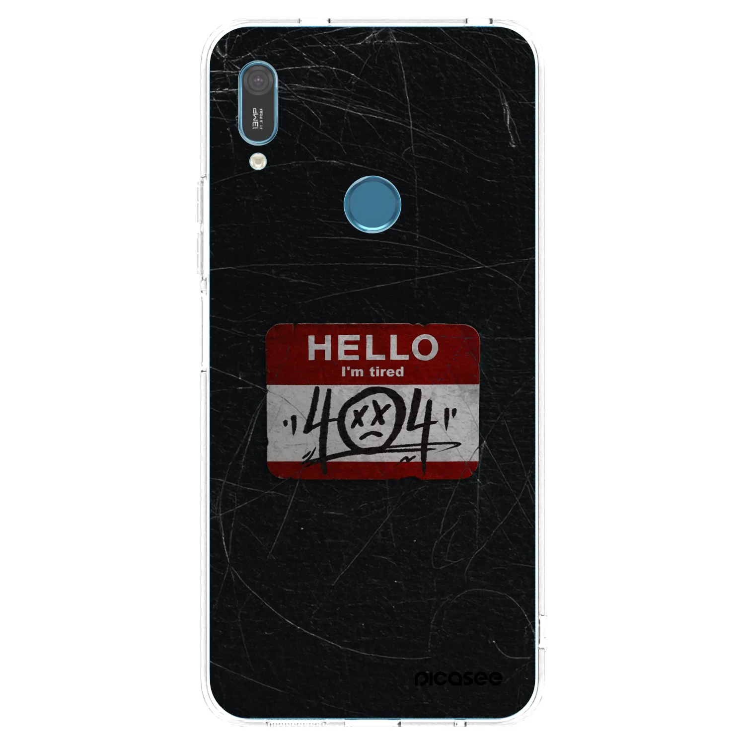 Picasee silikonski prozorni ovitek za Huawei Y6 2019 - HELLO 404