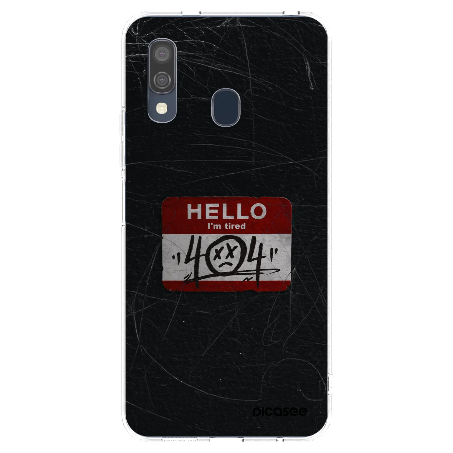 Picasee silikonski prozorni ovitek za Samsung Galaxy A40 A405F - HELLO 404