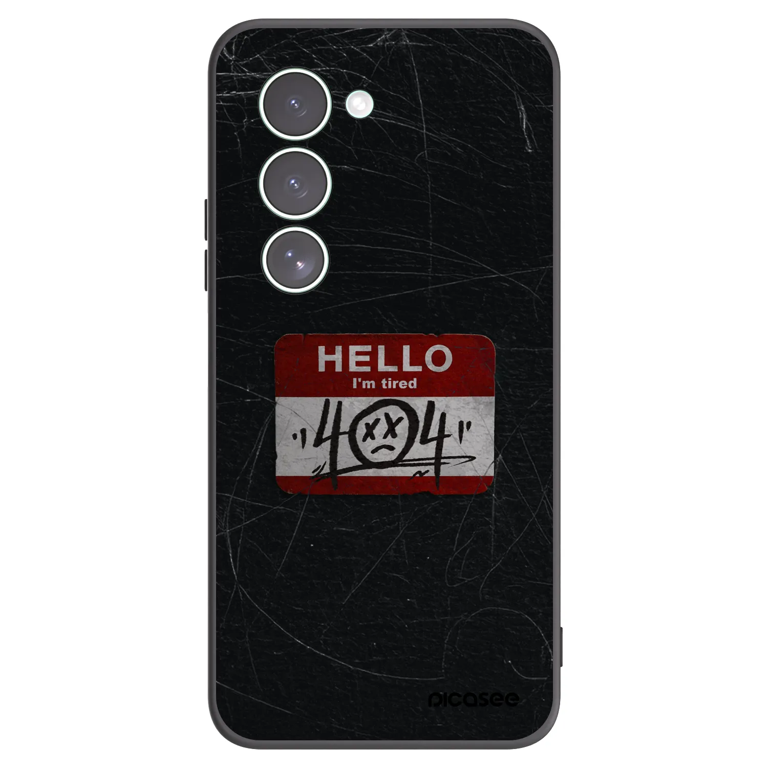 Picasee silikonski črni ovitek za Xiaomi Redmi 15 5G - HELLO 404